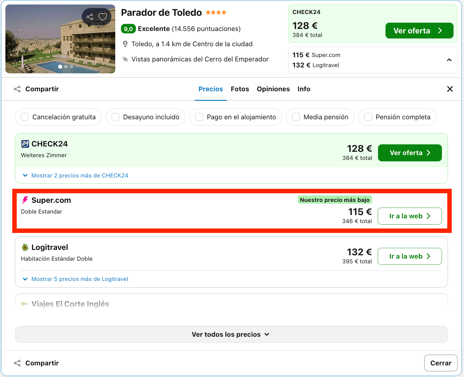 Parador con unas vistas de infarto de la Ciudad Imperial desde 57€ p.p./noche