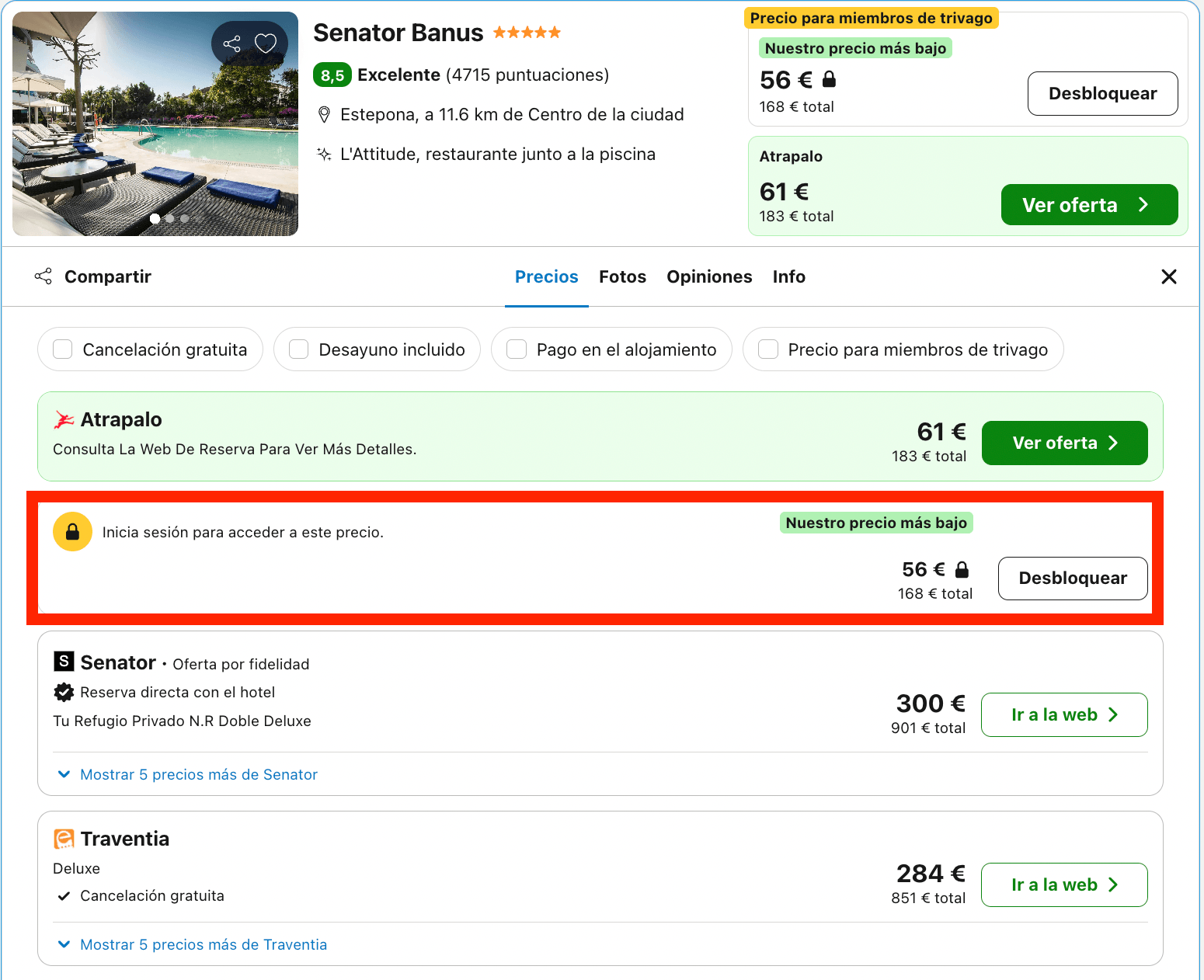 Verano de lujo en la Costa del Sol: hotel 5* desde 28€ p.p./noche