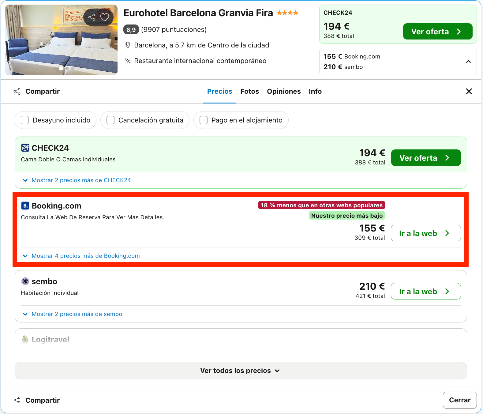 Fin de semana en Barcelona: elegante hotel 4* desde 77€ p.p./noche