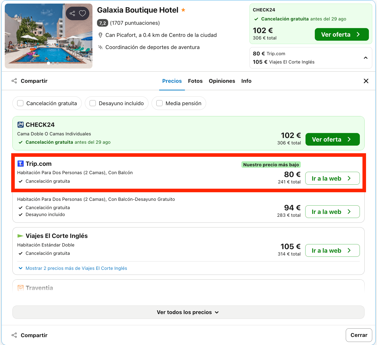Vuelos a Mallorca + 3 noches en un hotel boutique desde 146€ p.p.