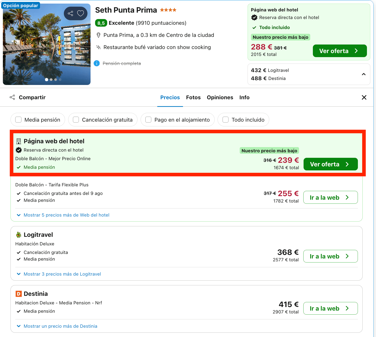 Vacaciones de verano en Menorca: 7 noches en un resort 4* con pensión completa desde 837€ p.p.