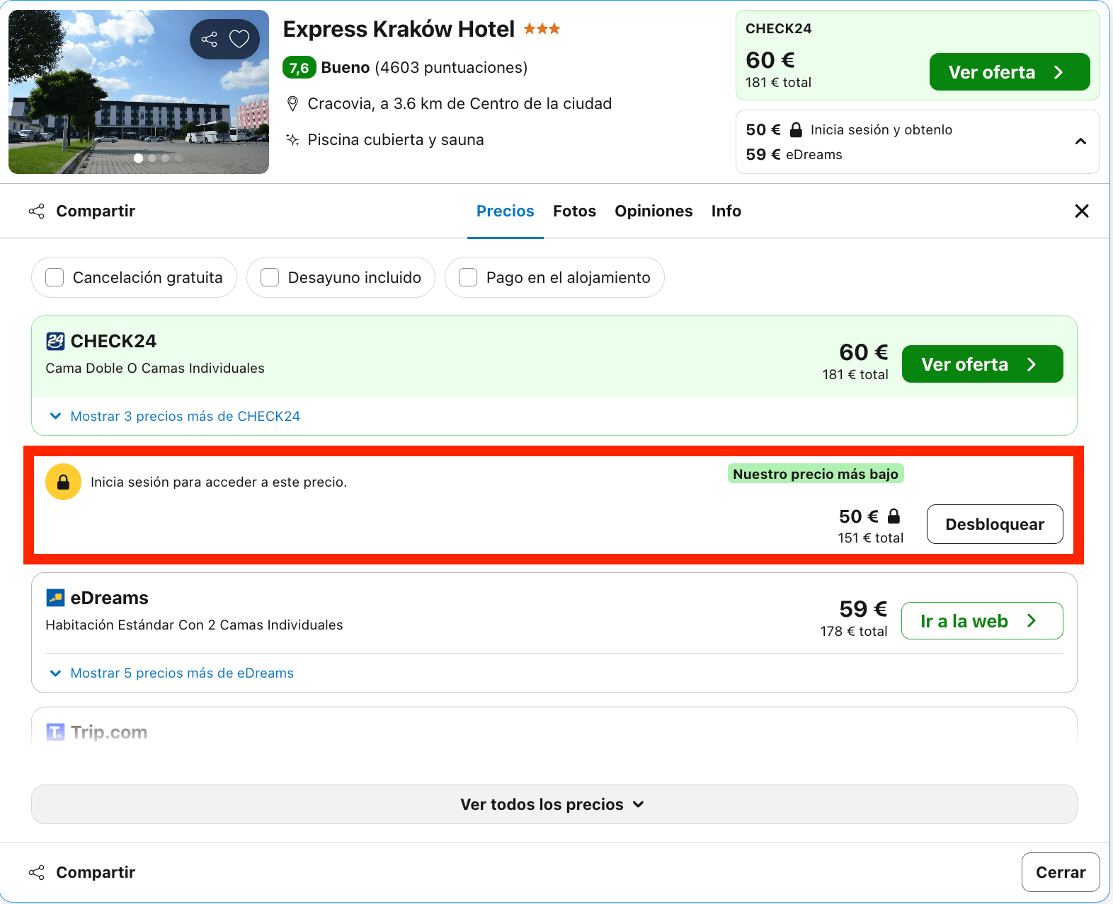 Finde en Cracovia: hotel 4* desde 25€ p.p./noche