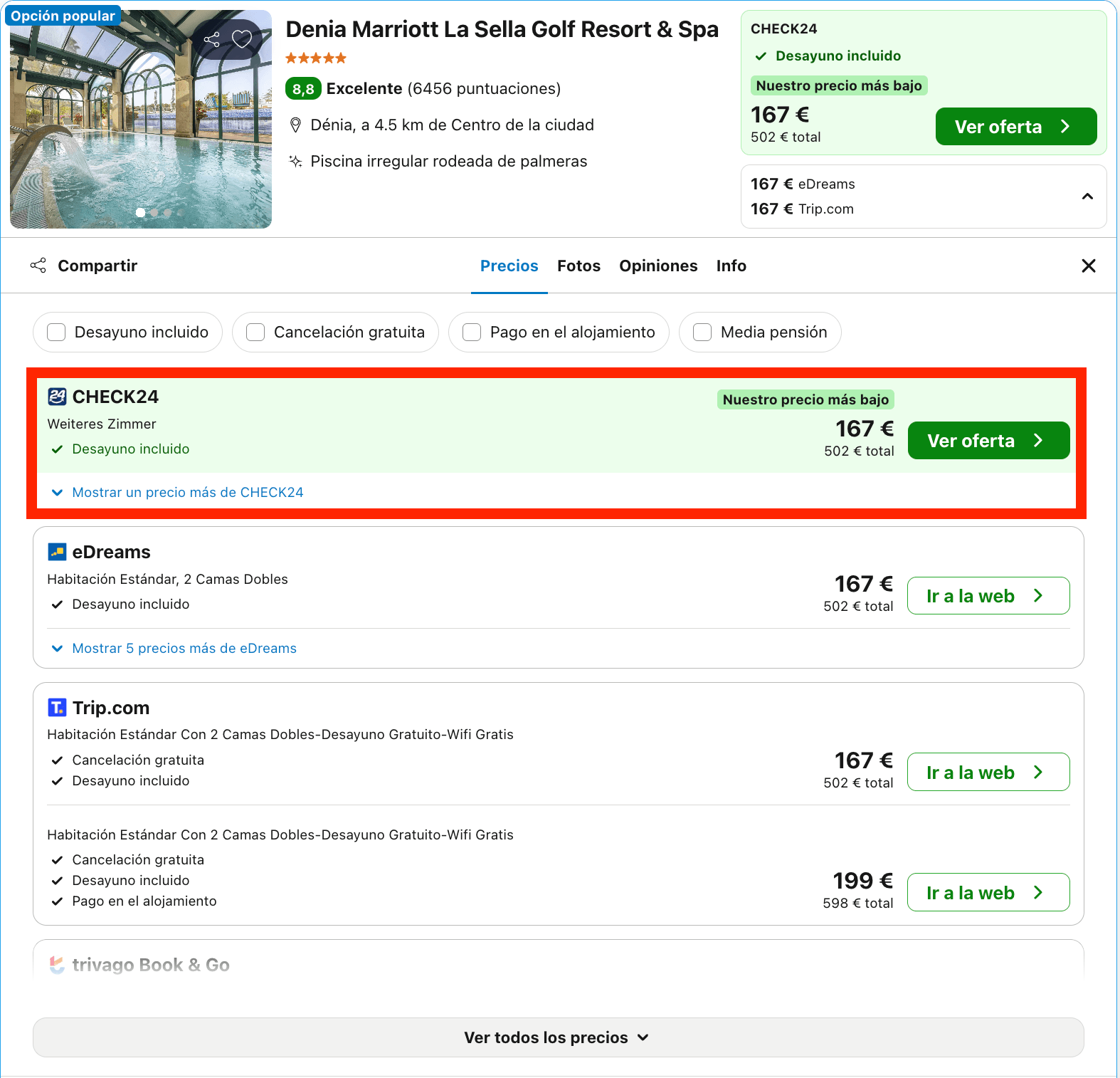 Golf Resort & Spa 5* en Dénia desde 83€ p.p./noche