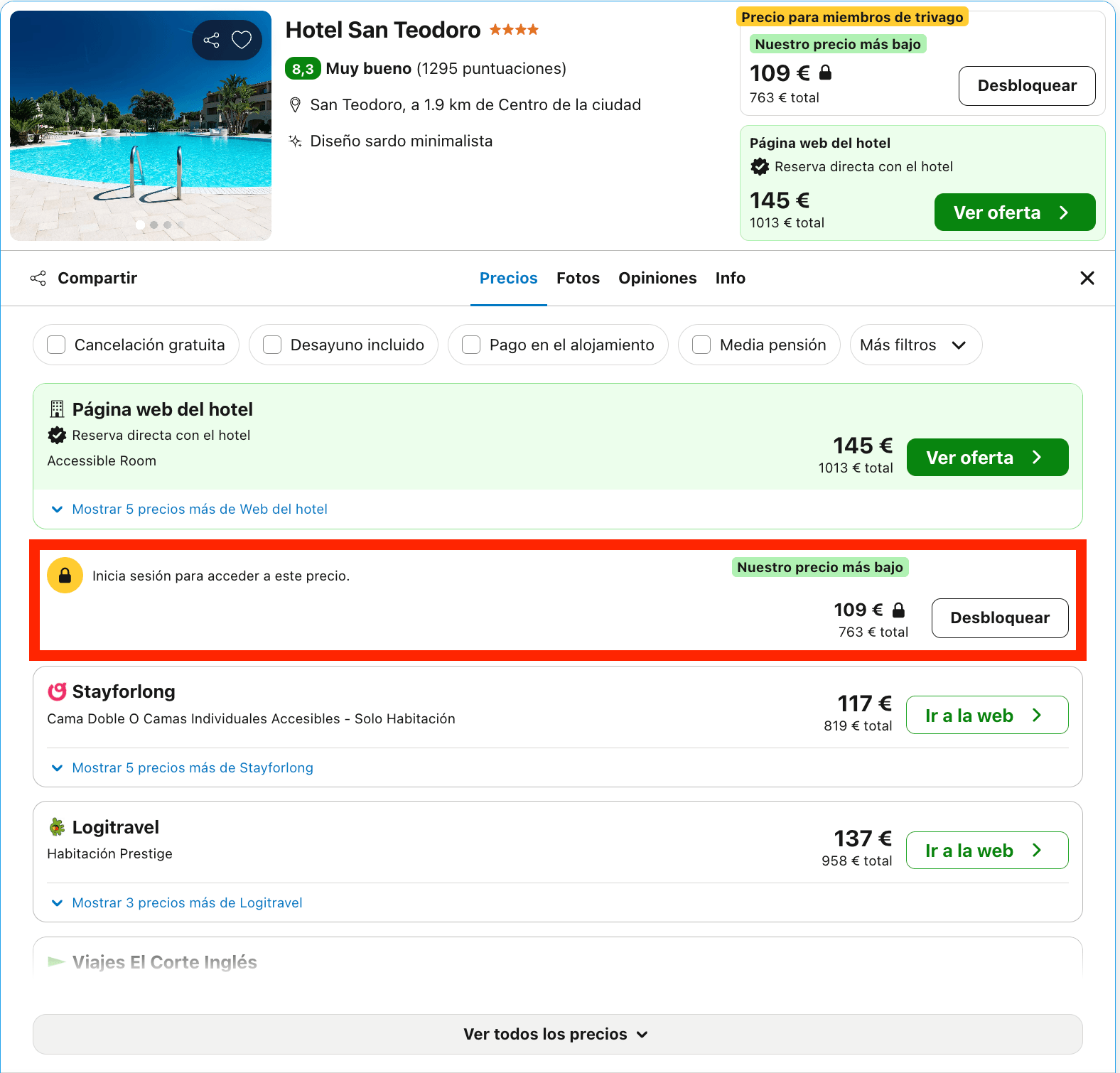 Vuelos a Cerdeña + 7 noches en un aparthotel cerca de la playa desde 433€ p.p.
