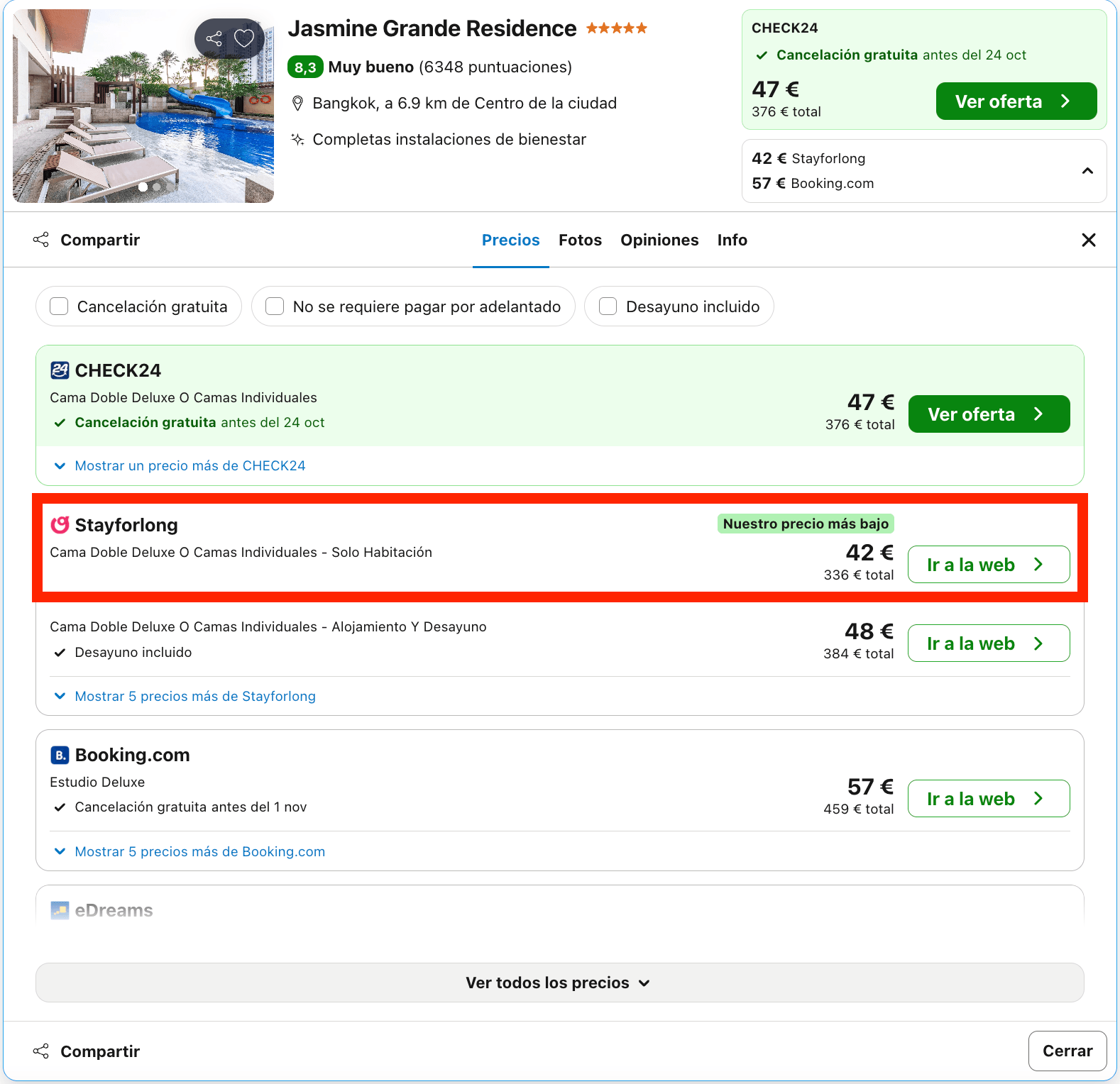 7 noches en un lujoso hotel 5* en Bangkok con vuelos directos incluidos desde 875€ p.p.