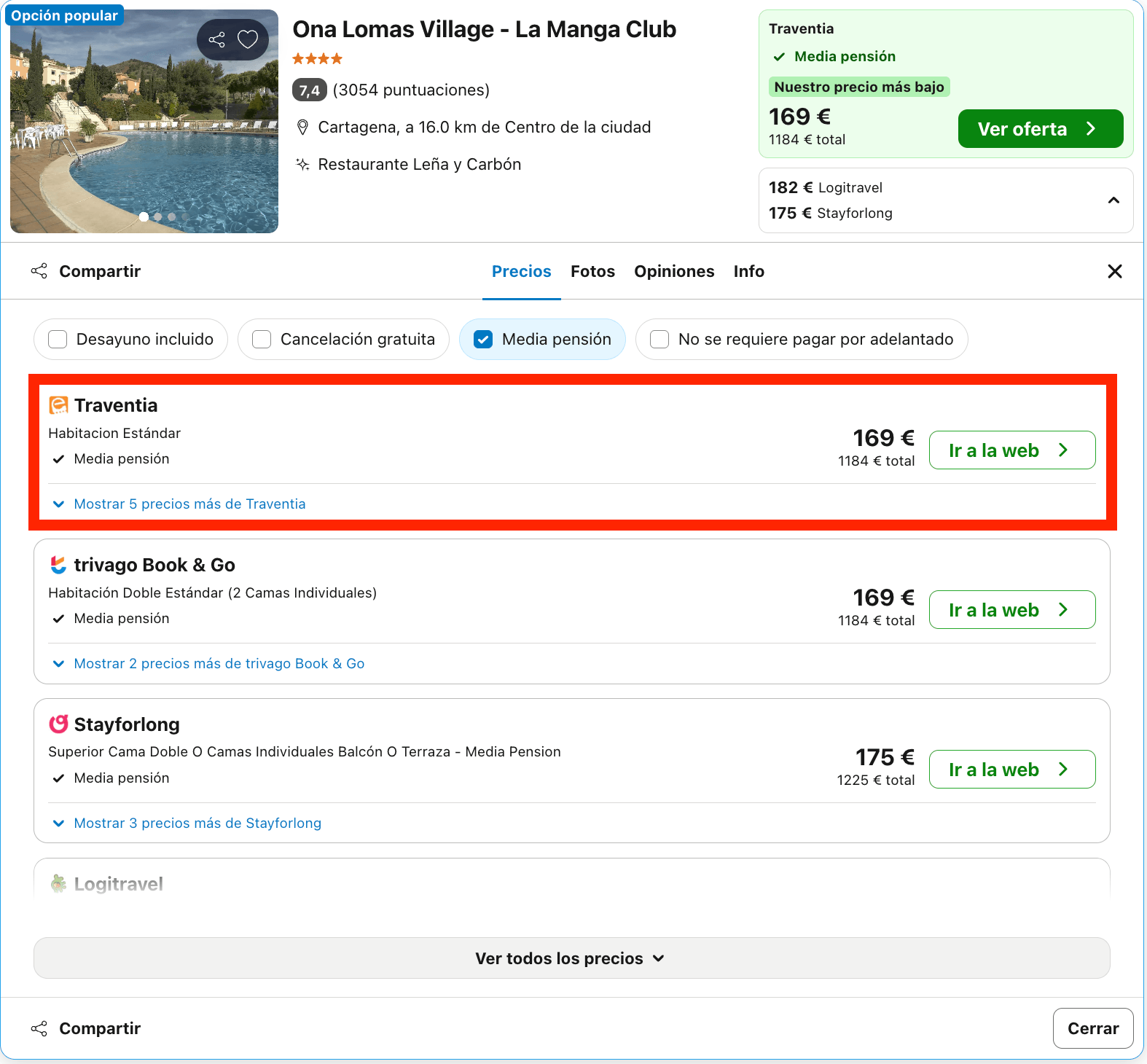 Vacaciones en el Mar Menor: 7 noches en un resort ideal para familias desde 592€ p.p.