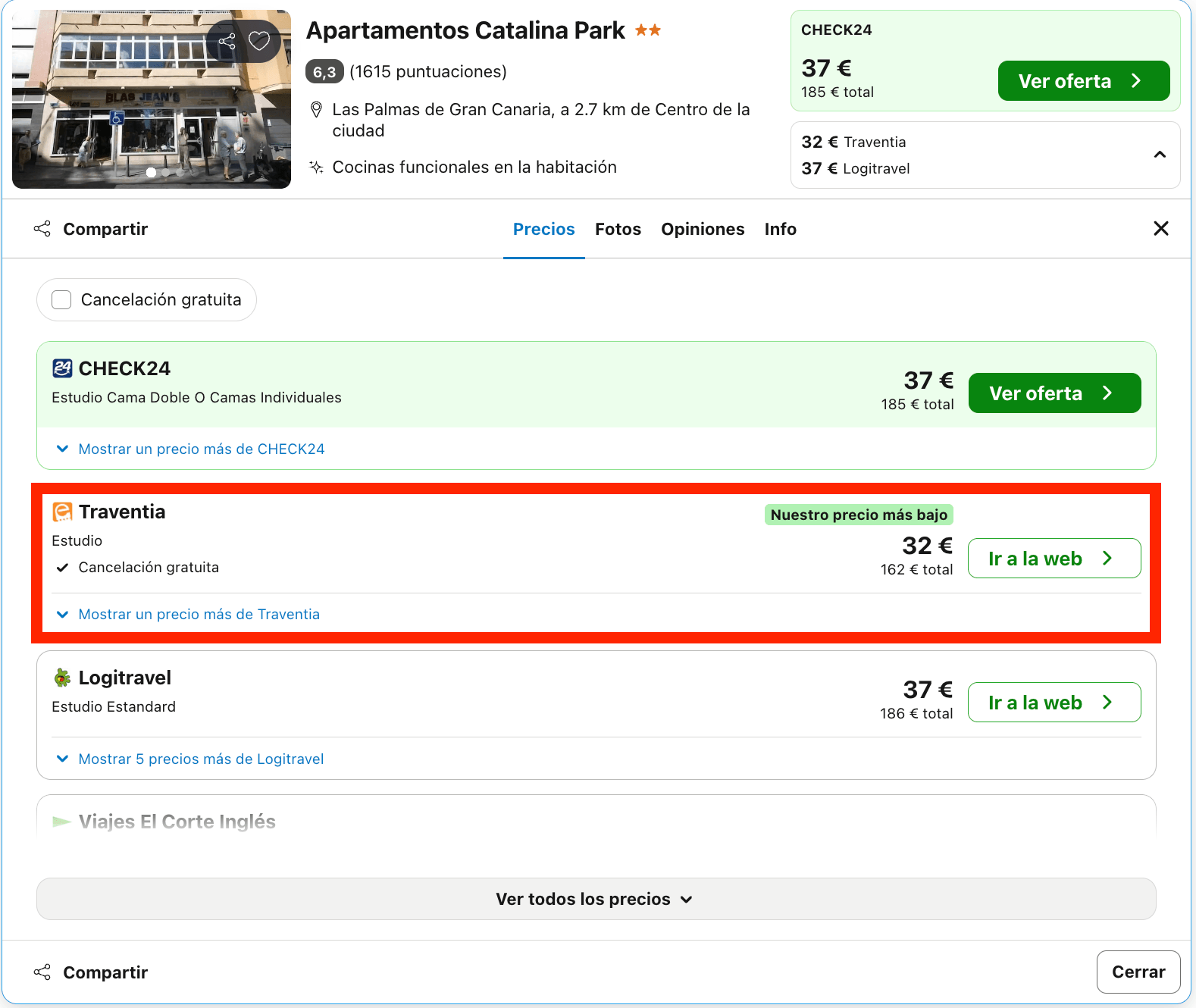 Vuelos a Gran Canaria + 5 noches en un aparthotel cerca de la playa desde 117€ p.p.