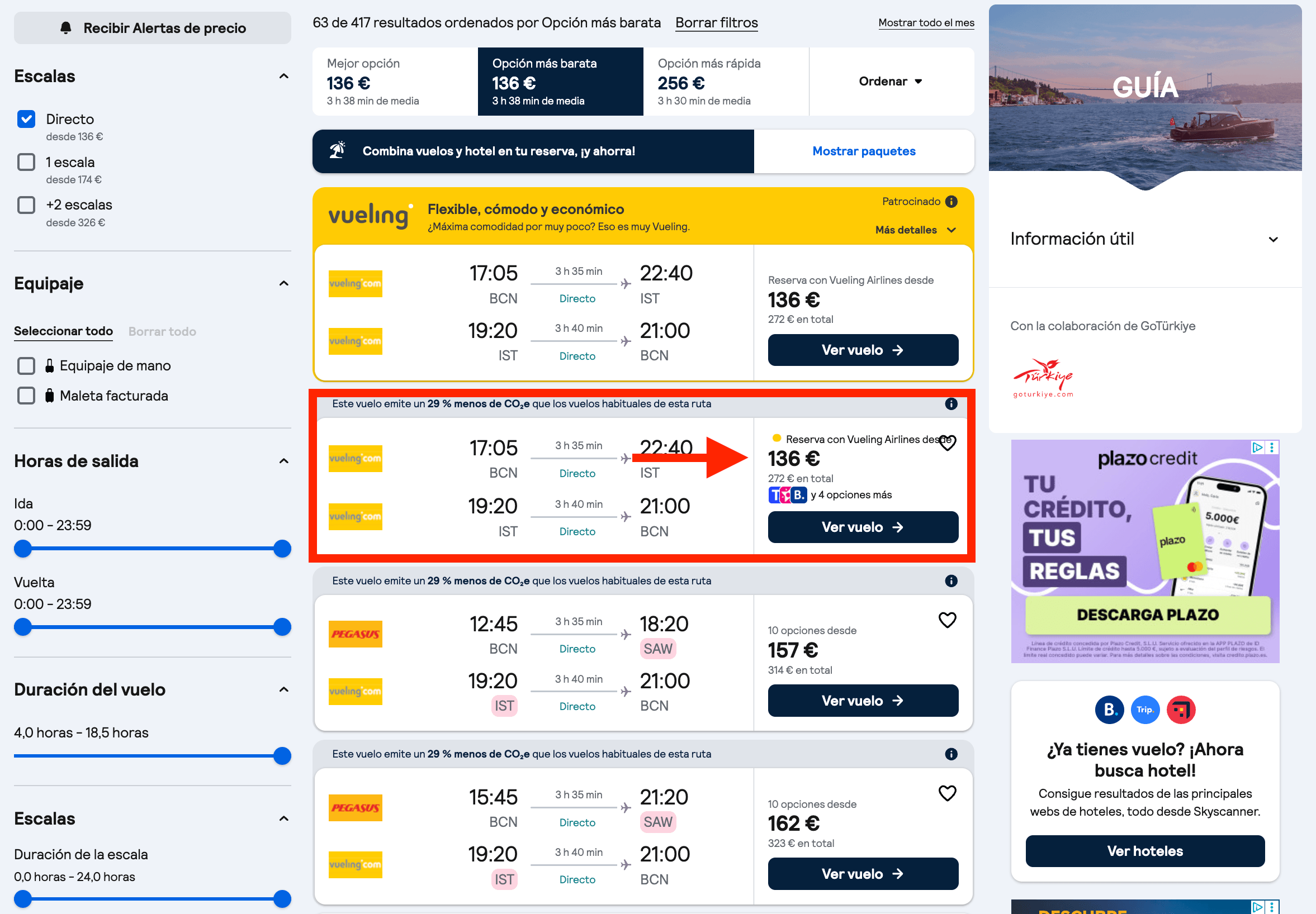 Vuelos directos a Estambul + 5 noches en un hotel 5* por 288€ p.p.