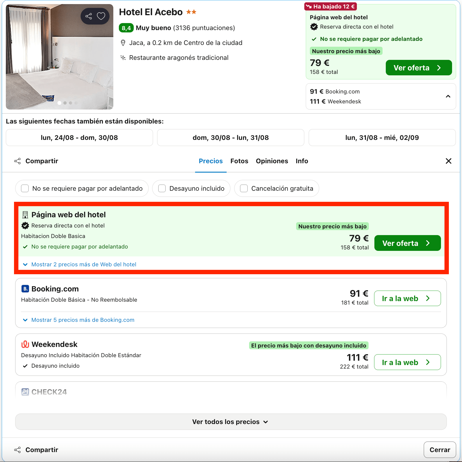 Fin de semana en un acogedor hotel de Jaca desde 39€ p.p./noche