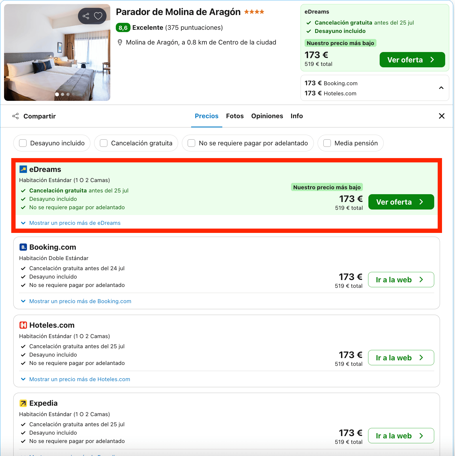 Moderno Parador recién inaugurado con vistas a la Edad Media desde 86€ p.p./noche