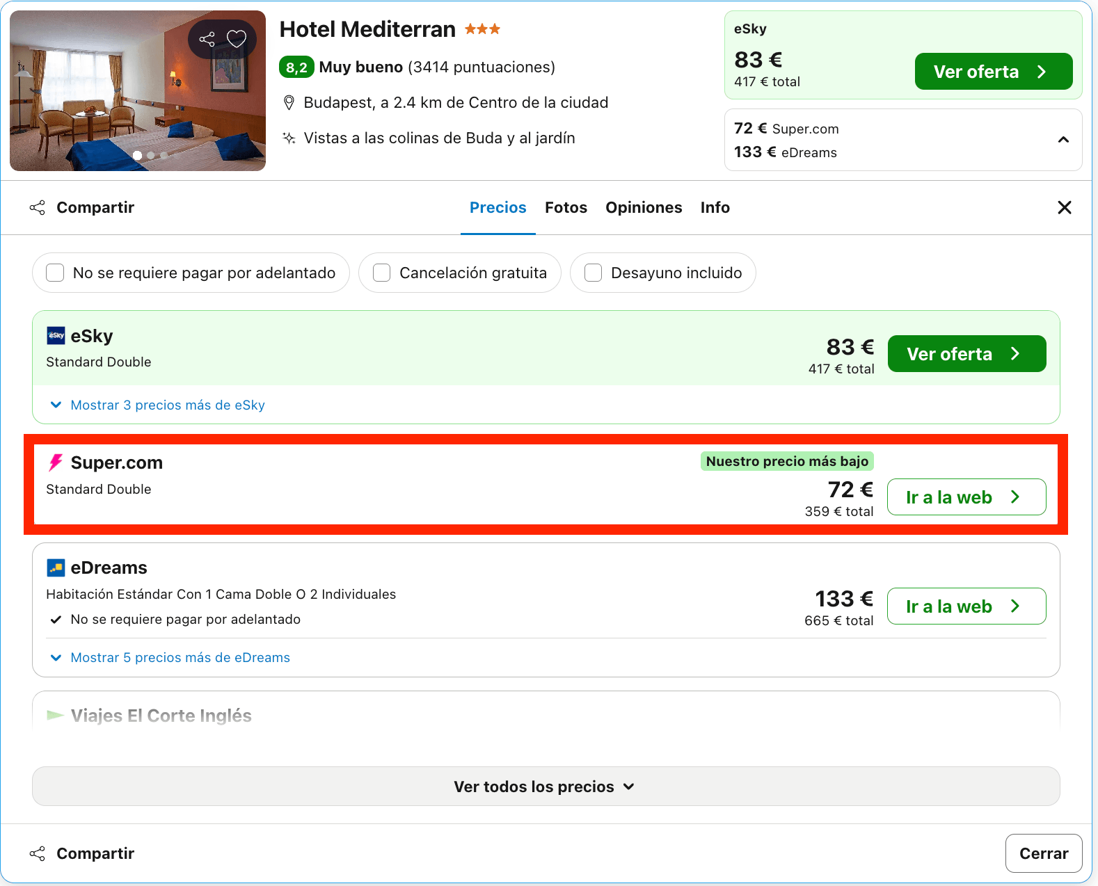 Budapest: 5 noches en un hotel 4* con vuelos incluidos desde 237€ p.p.
