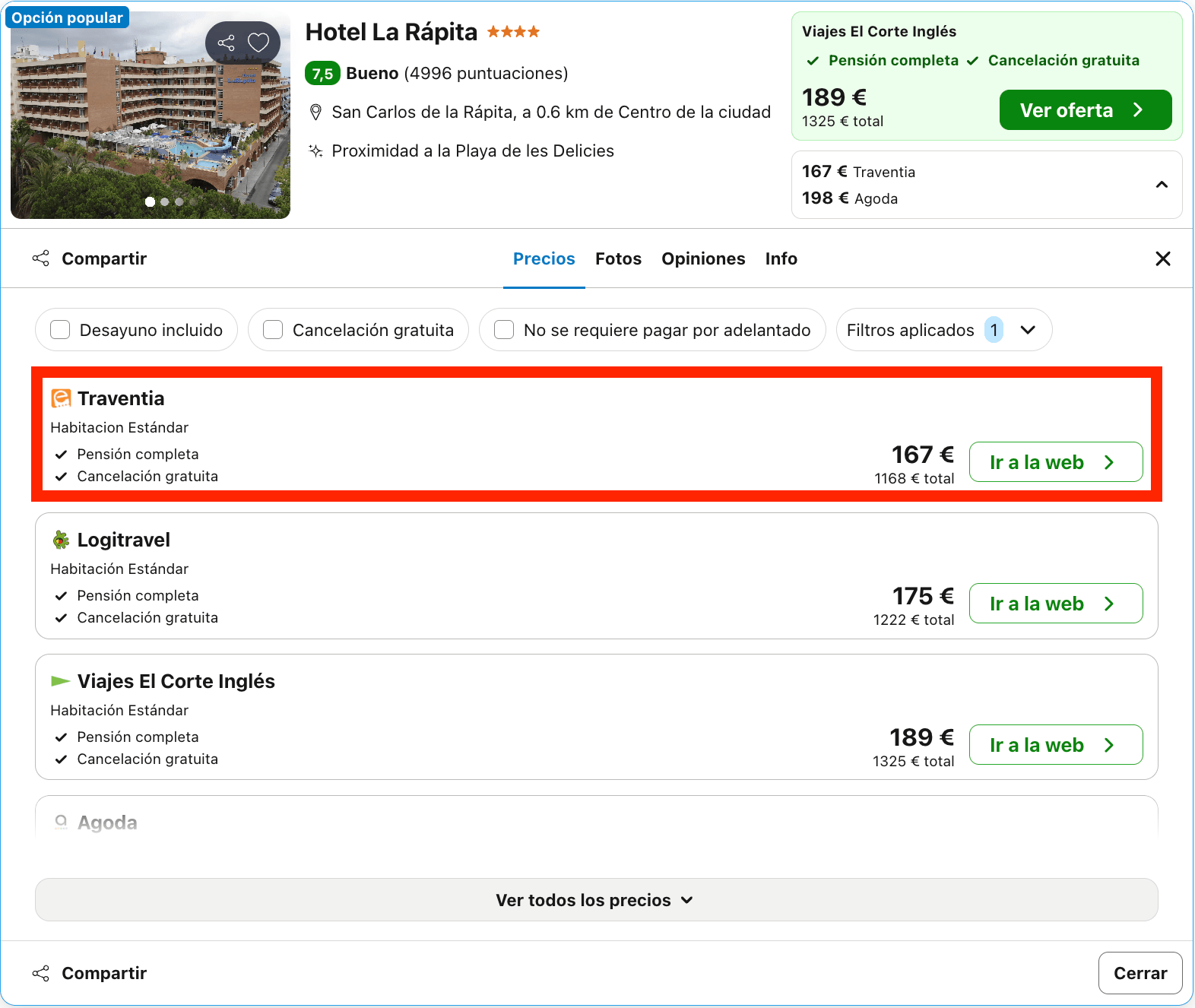 Vacaciones en la Costa Dorada: 7 noches en un hotel 4* con pensión completa desde 584€ p.p.