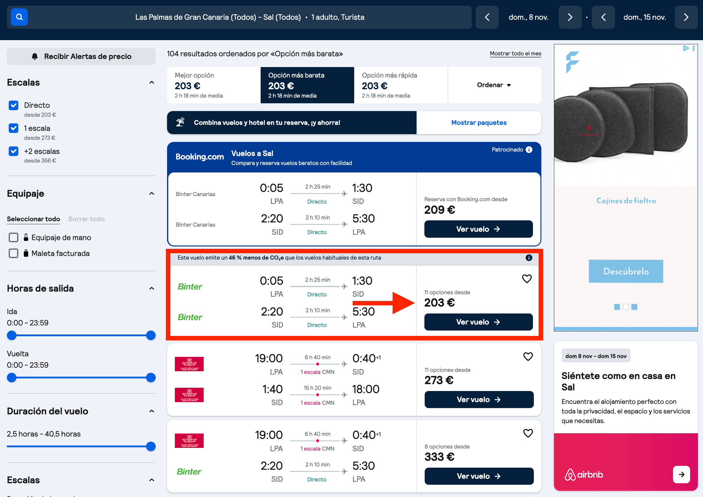 Vuelos directos a Cabo Verde desde solo 203€ ida y vuelta