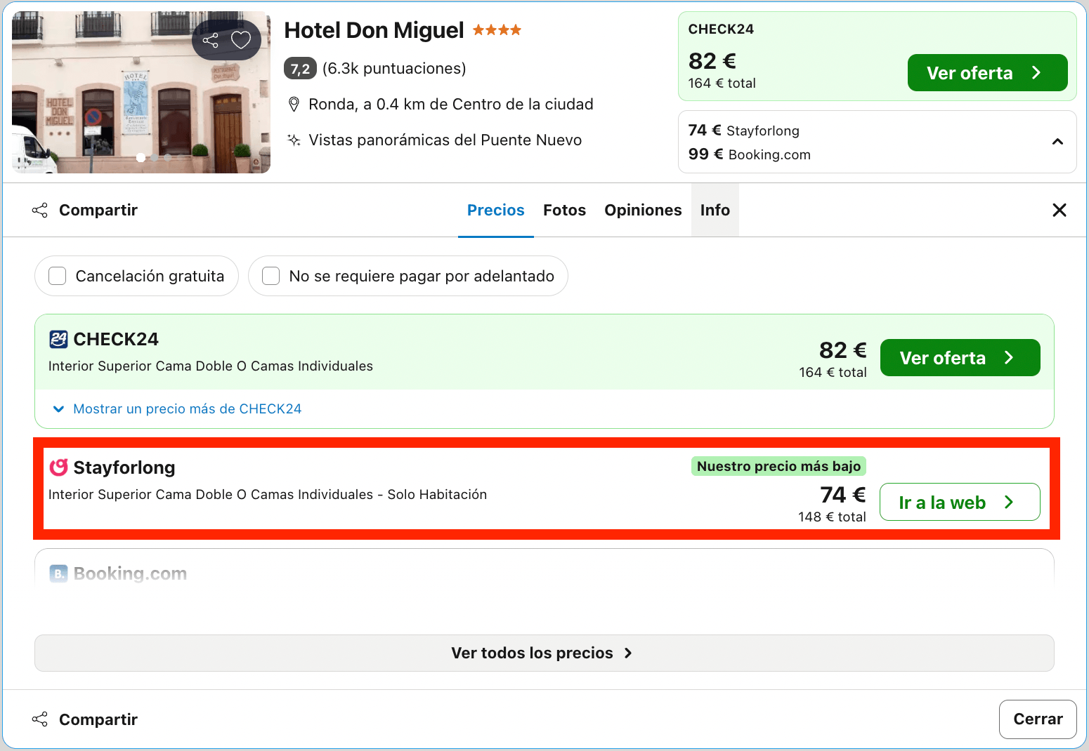 Fin de semana en Ronda: hotel 4* a los pies del famoso Puente Nuevo desde 37€ p.p./noche