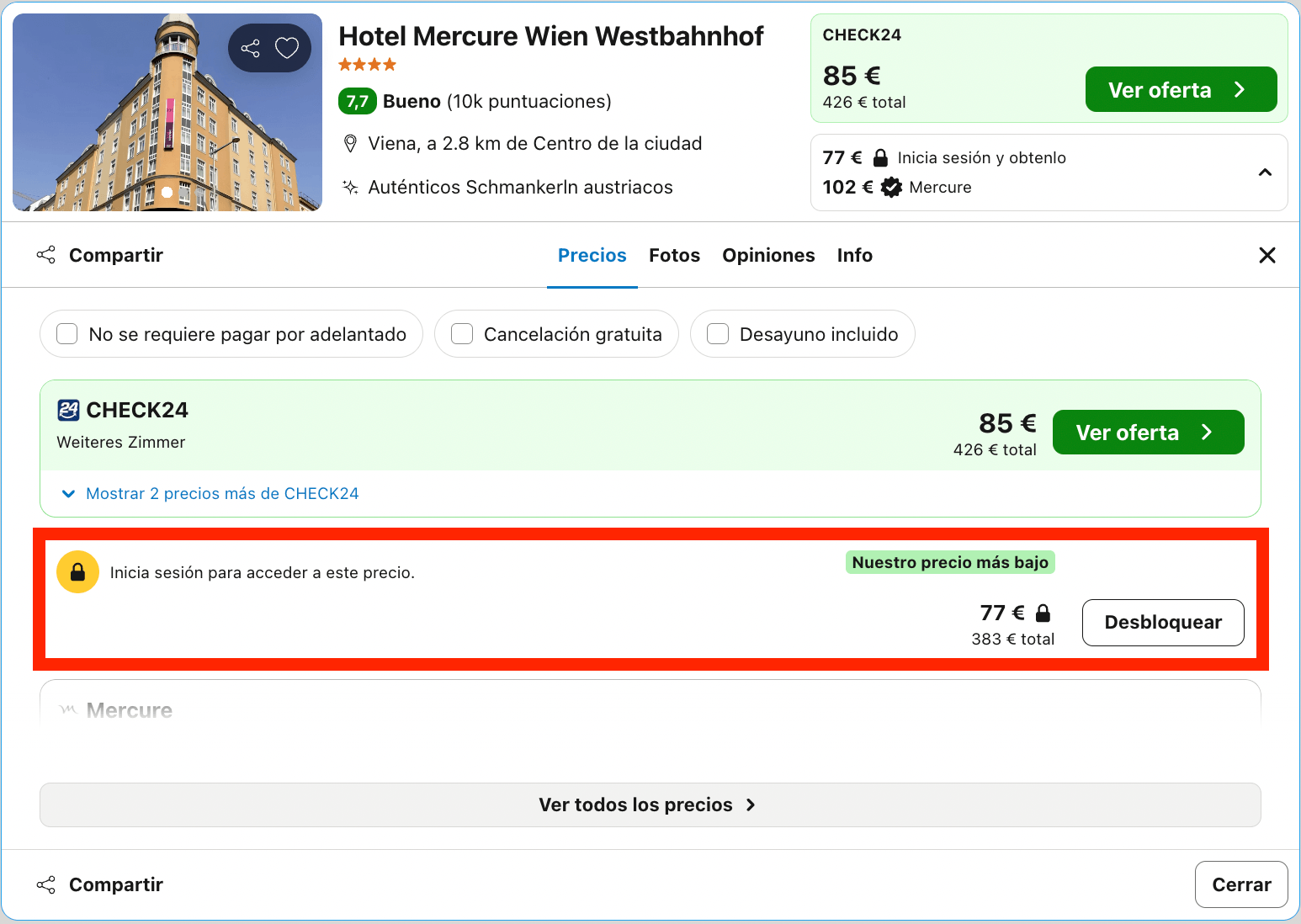 Vuelos a Viena + 5 noches en un encantador hotel 4* desde 234€ p.p.