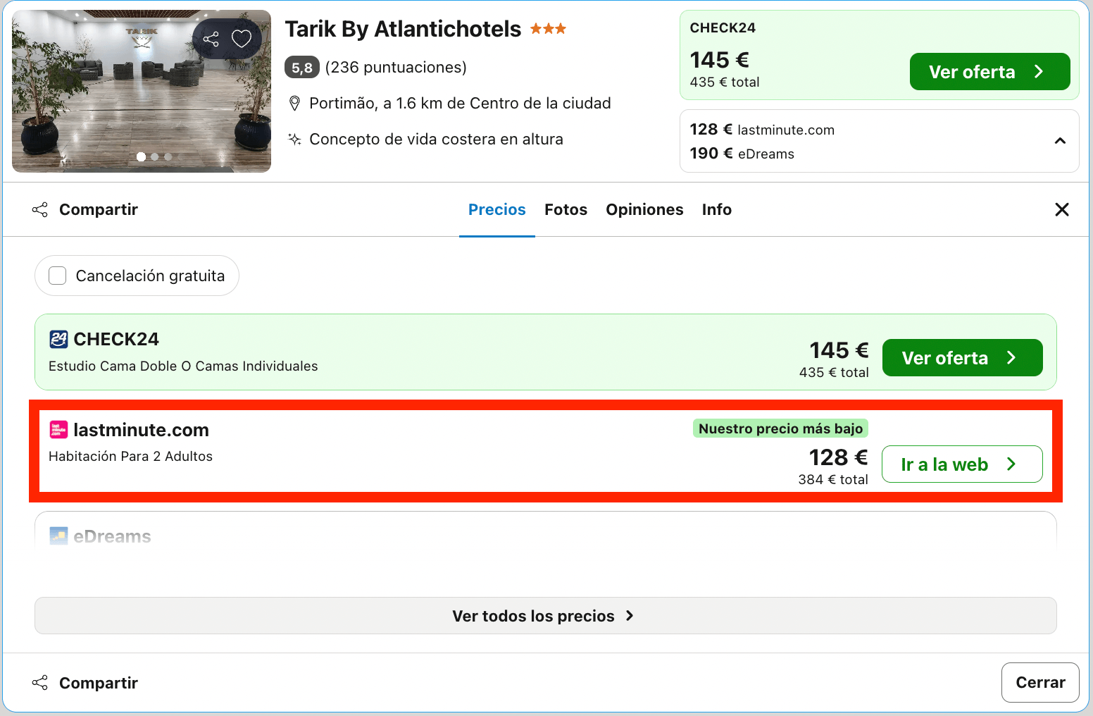 Agosto en el Algarve (Portugal): aparthotel cerca de la playa desde 64€ p.p./noche