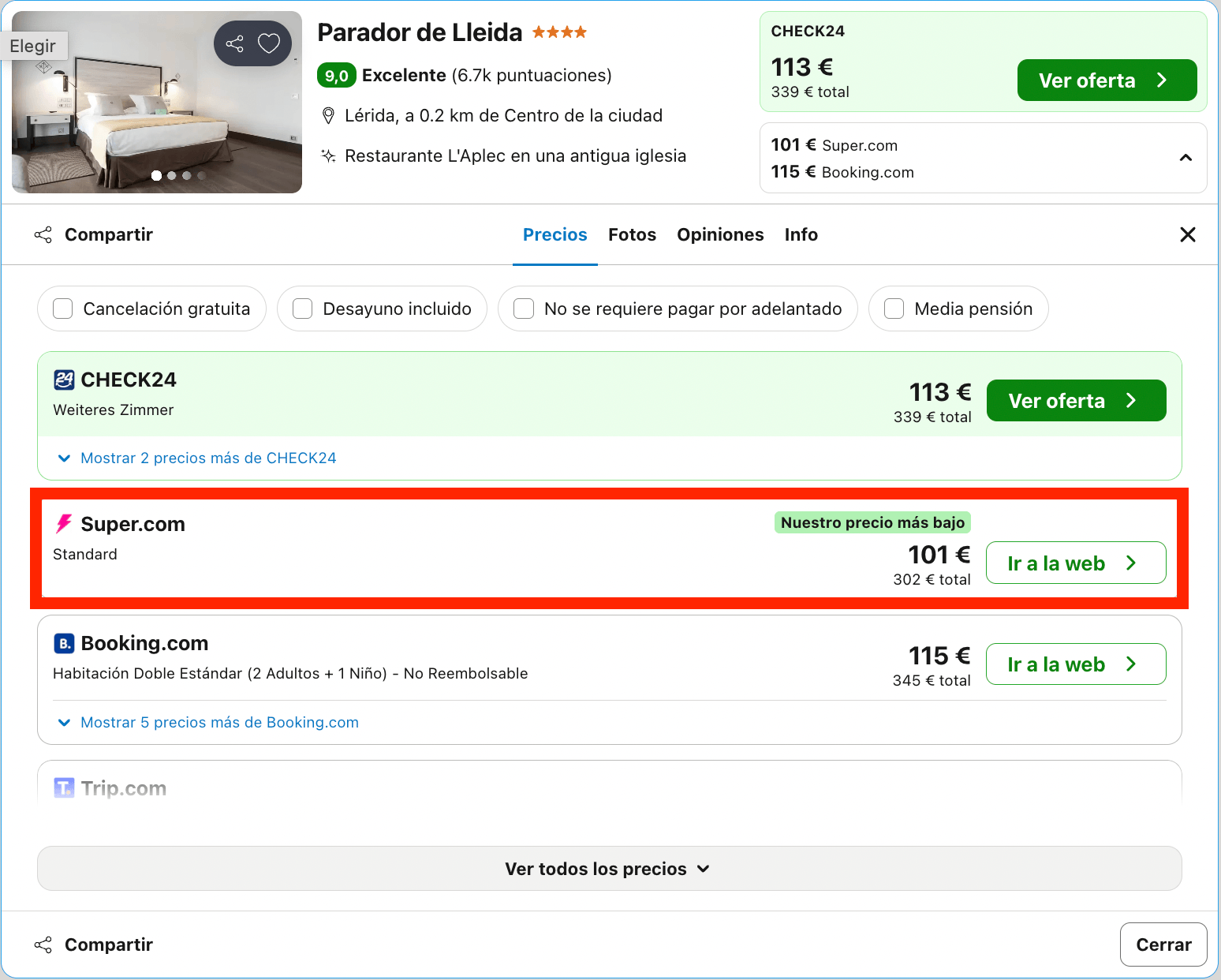 Parador en un antiguo convento del siglo XVII con una iglesia convertida en restaurante desde 50€ p.p./noche