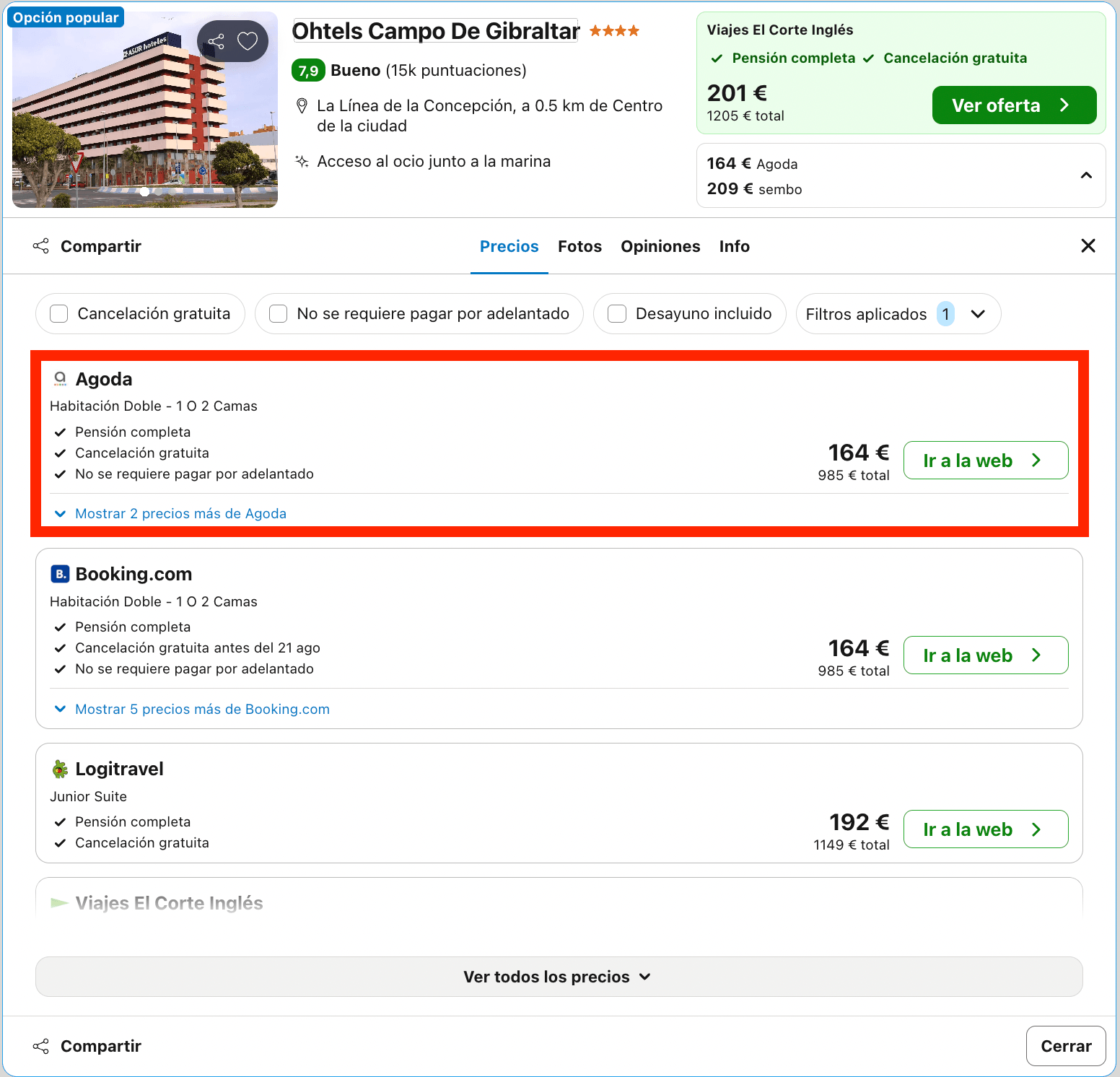 Verano en el Campo de Gibraltar: hotel 4* con todas las comidas incluidas desde 82€ p.p./noche