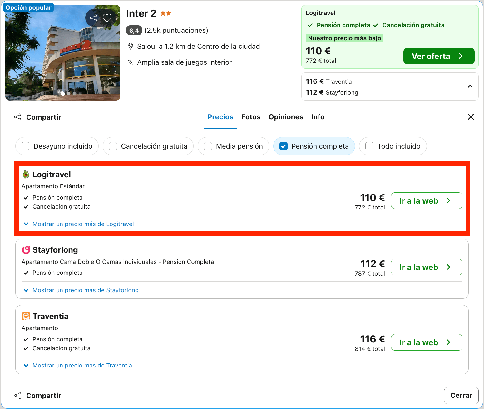 Vacaciones en Salou: 7 noches en un acogedor aparthotel con piscina desde 386€ p.p.