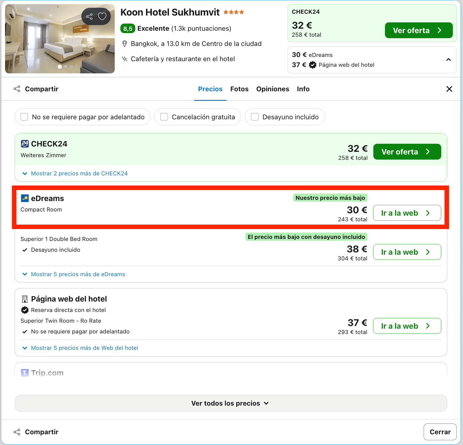 Bangkok (Tailandia): 8 noches en un hotelazo 5* con vuelos directos incluidos desde 784€ p.p.