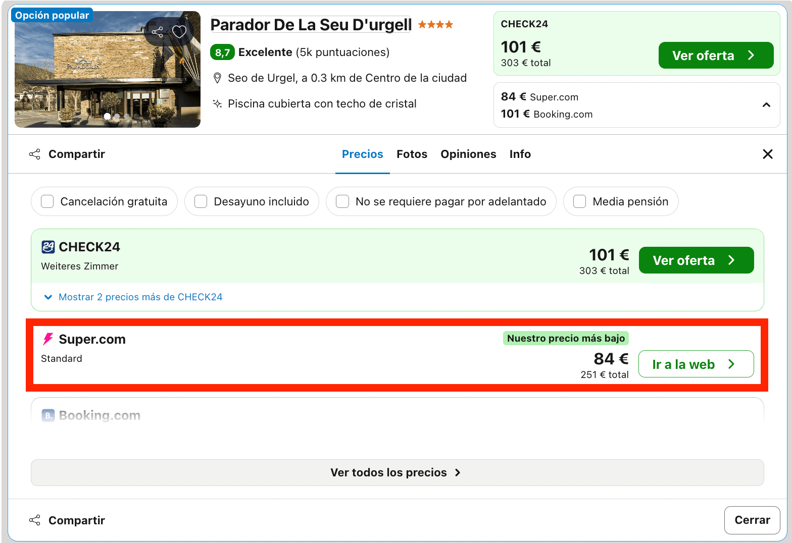 Parador que combina un claustro del siglo XVIII con una arquitectura moderna y elegante desde 42€ p.p./noche