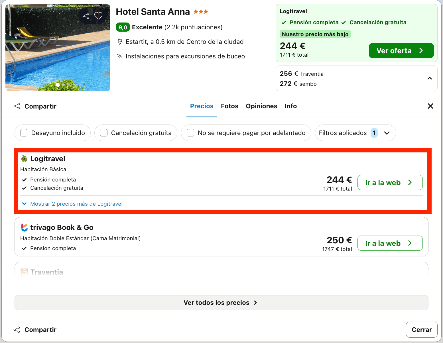 Vacaciones en la Costa Brava: 7 noches en un aparthotel cerca de la playa desde 855€ p.p./noche