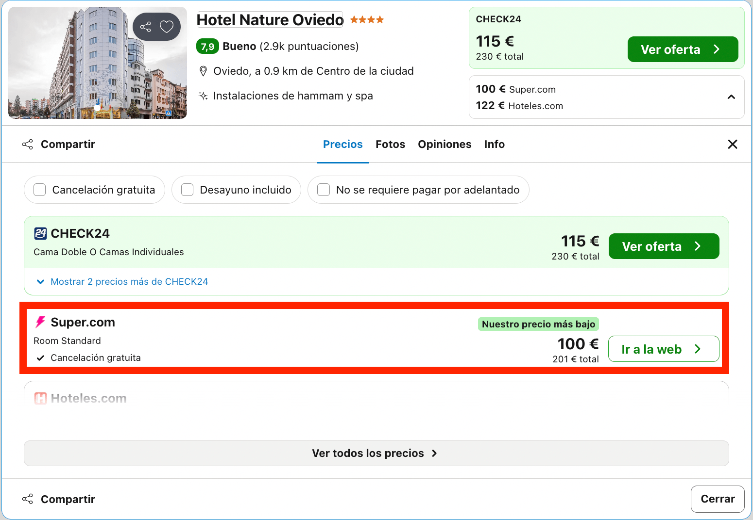 Fin de semana en un fantástico hotel 4* en Oviedo desde 50€ p.p./noche