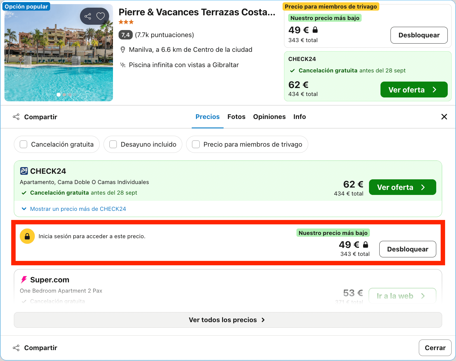 Vacaciones en la Costa del Sol: 7 noches en un resort espectacular con vistas al mar desde 171€ p.p.