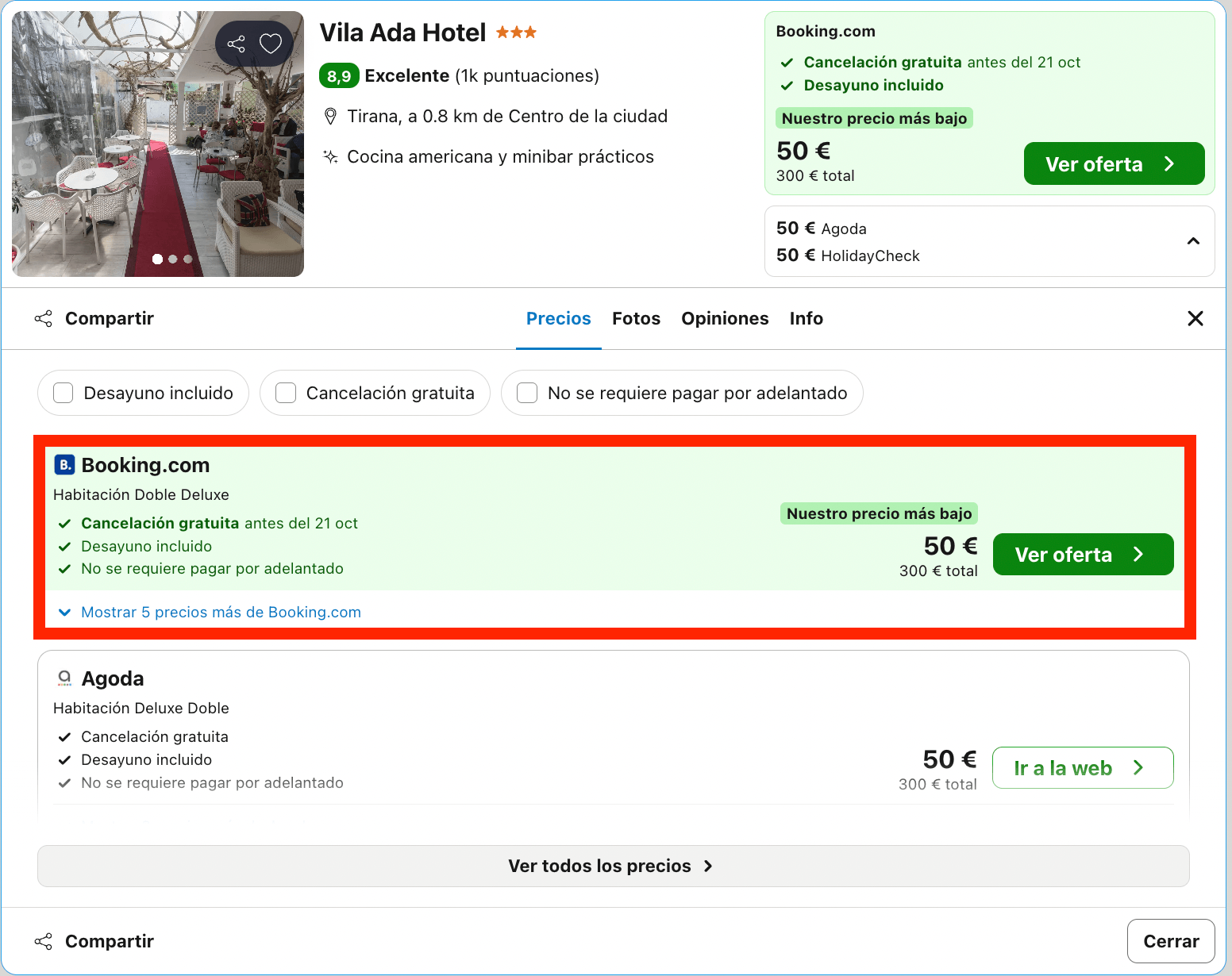 Tirana (Albania): vuelos de ida y vuelta + 6 noches en un hotel 4* desde 199€ p.p.