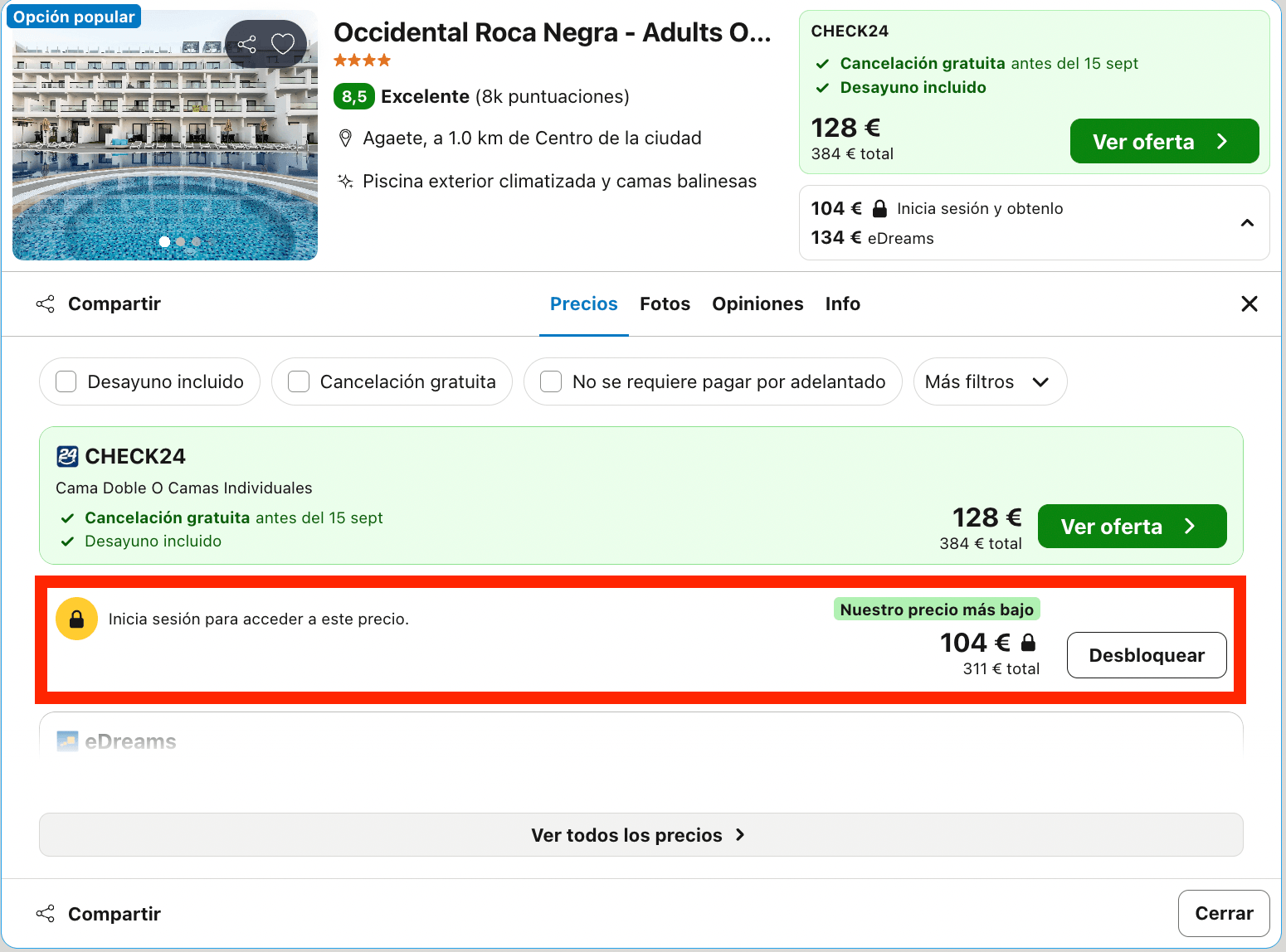 Exclusivo hotel 4* by Barceló solo adultos en Gran Canaria desde 52€ p.p./noche