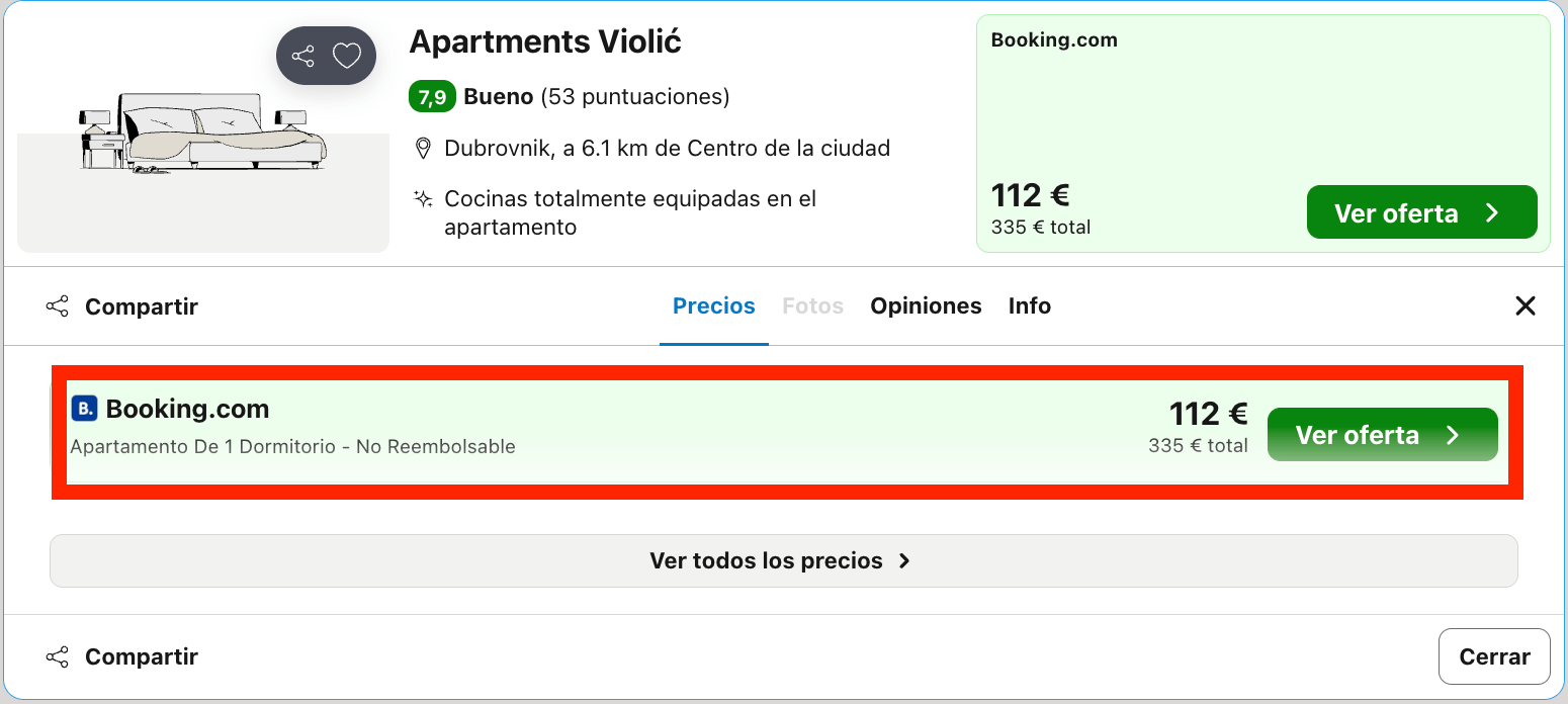 Verano en Dubrovnik: aparthotel con vistas al mar desde 56€ p.p./noche