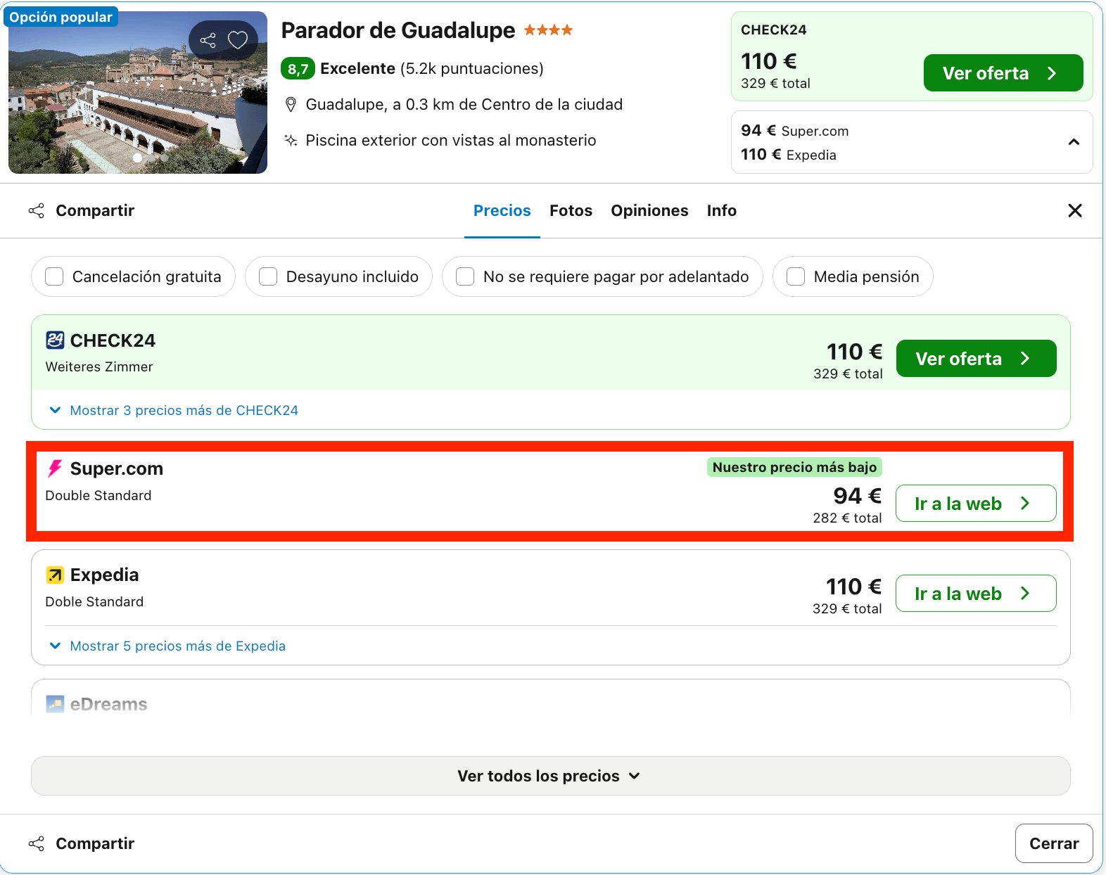 Parador ubicado en un antiguo hospital del siglo XV con elementos góticos y mudéjares desde 47€ p.p./noche
