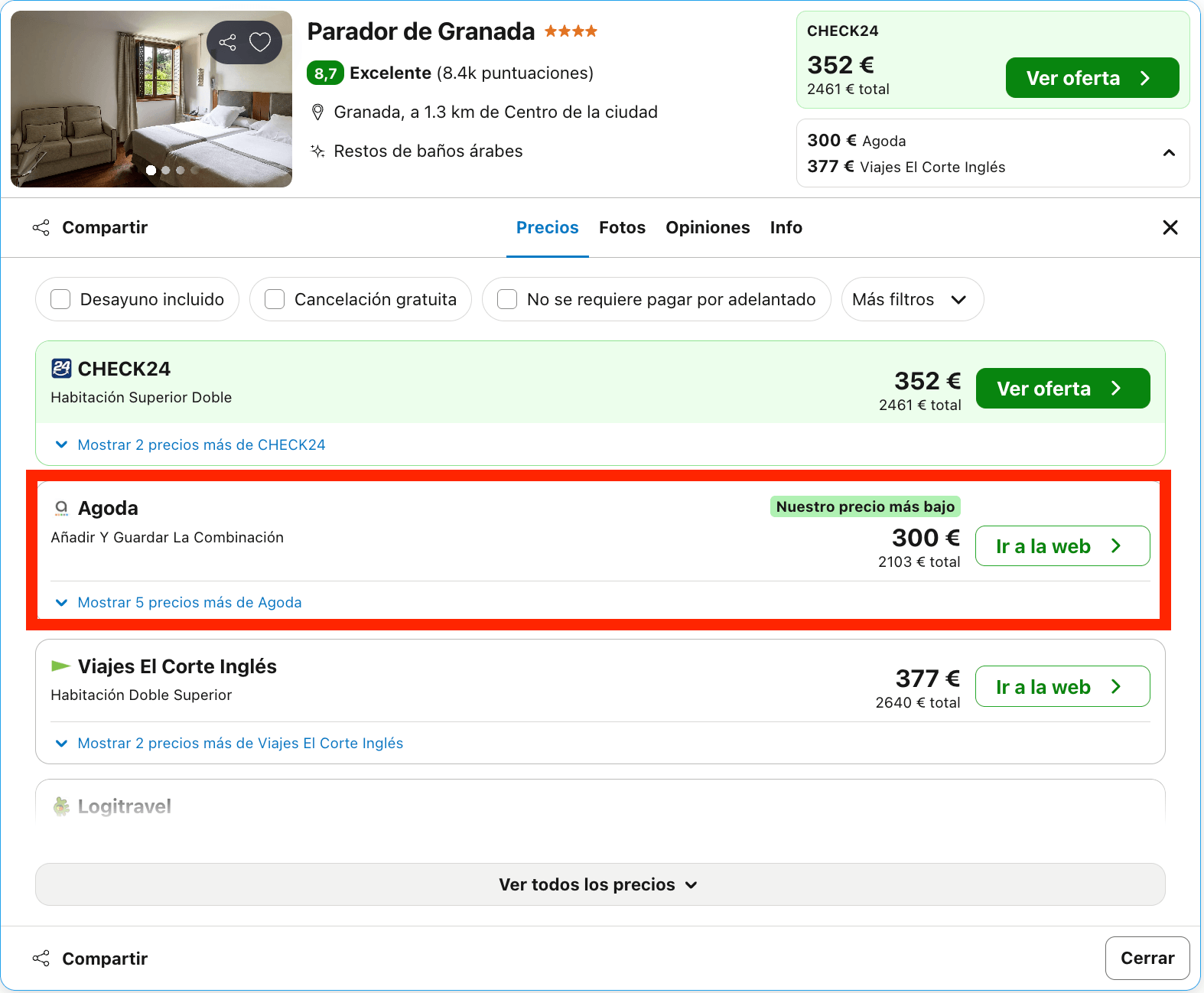 Parador ubicado en un antiguo convento construido por los Reyes Católicos desde 150€ p.p./noche