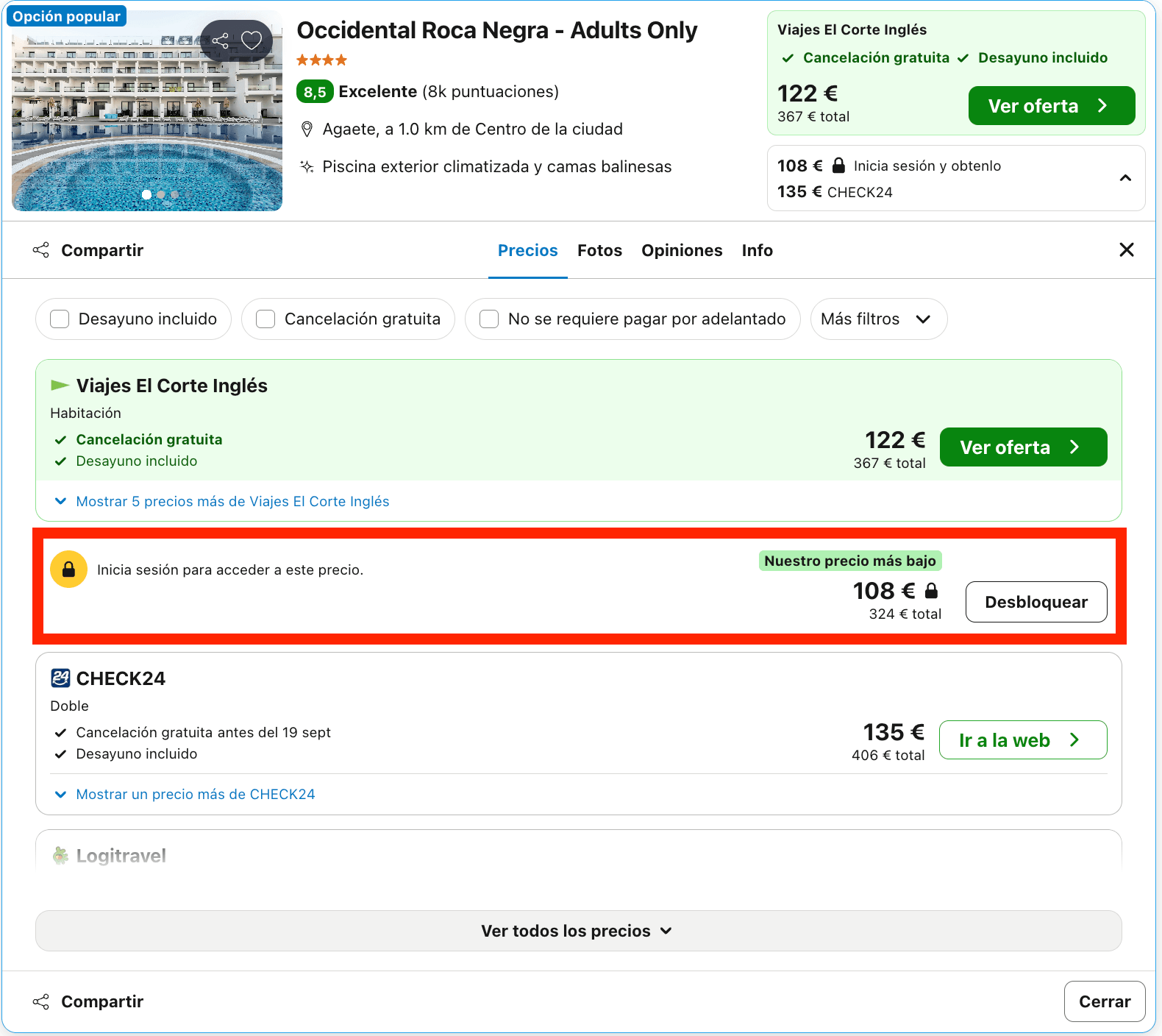 Gran Canaria: resort 4* by Barceló solo para adultos a pie de playa desde 54€ p.p./noche