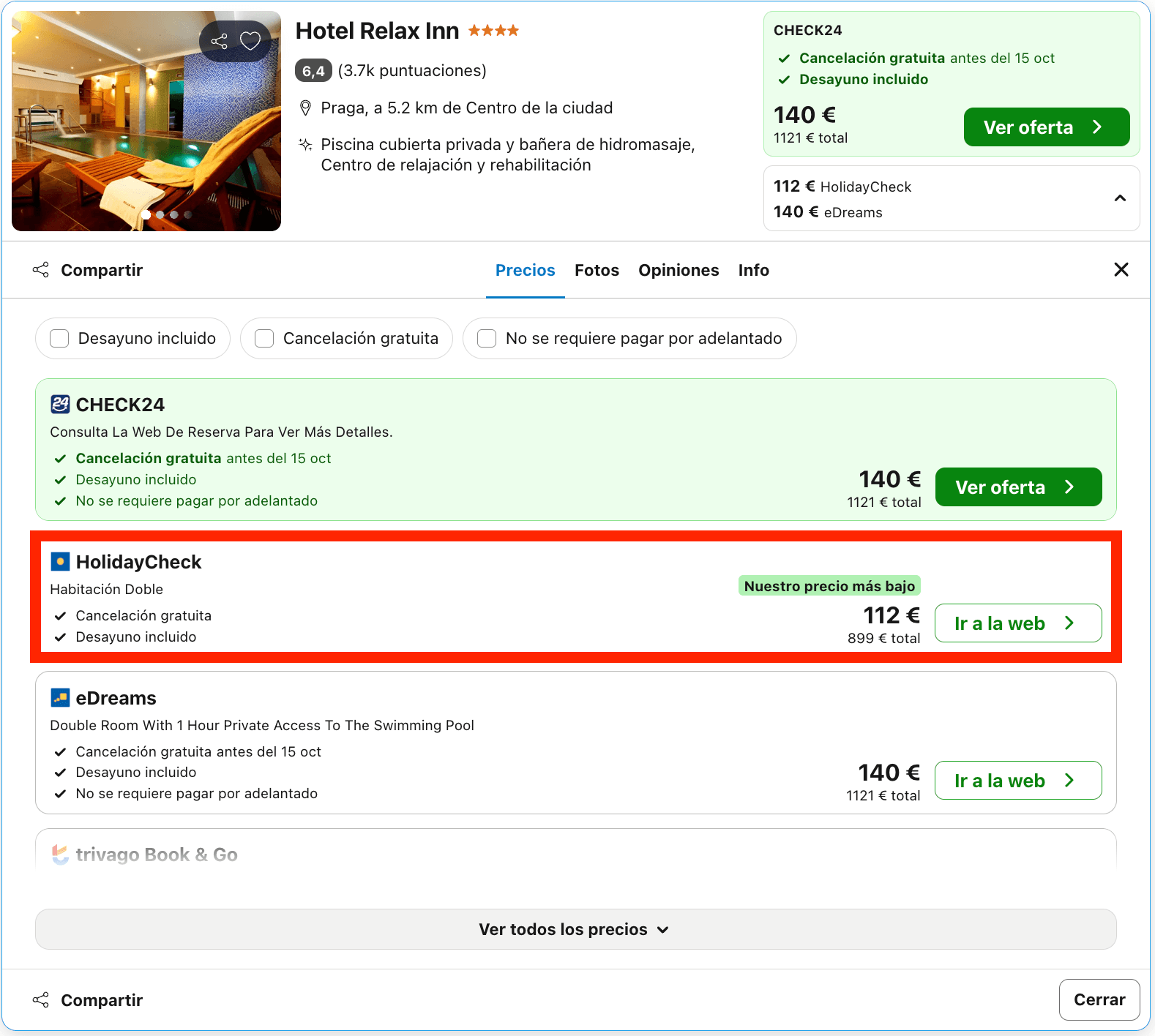 Praga: 8 noches en un hotel 4* con vuelos de ida y vuelta incluidos desde 509€ p.p.