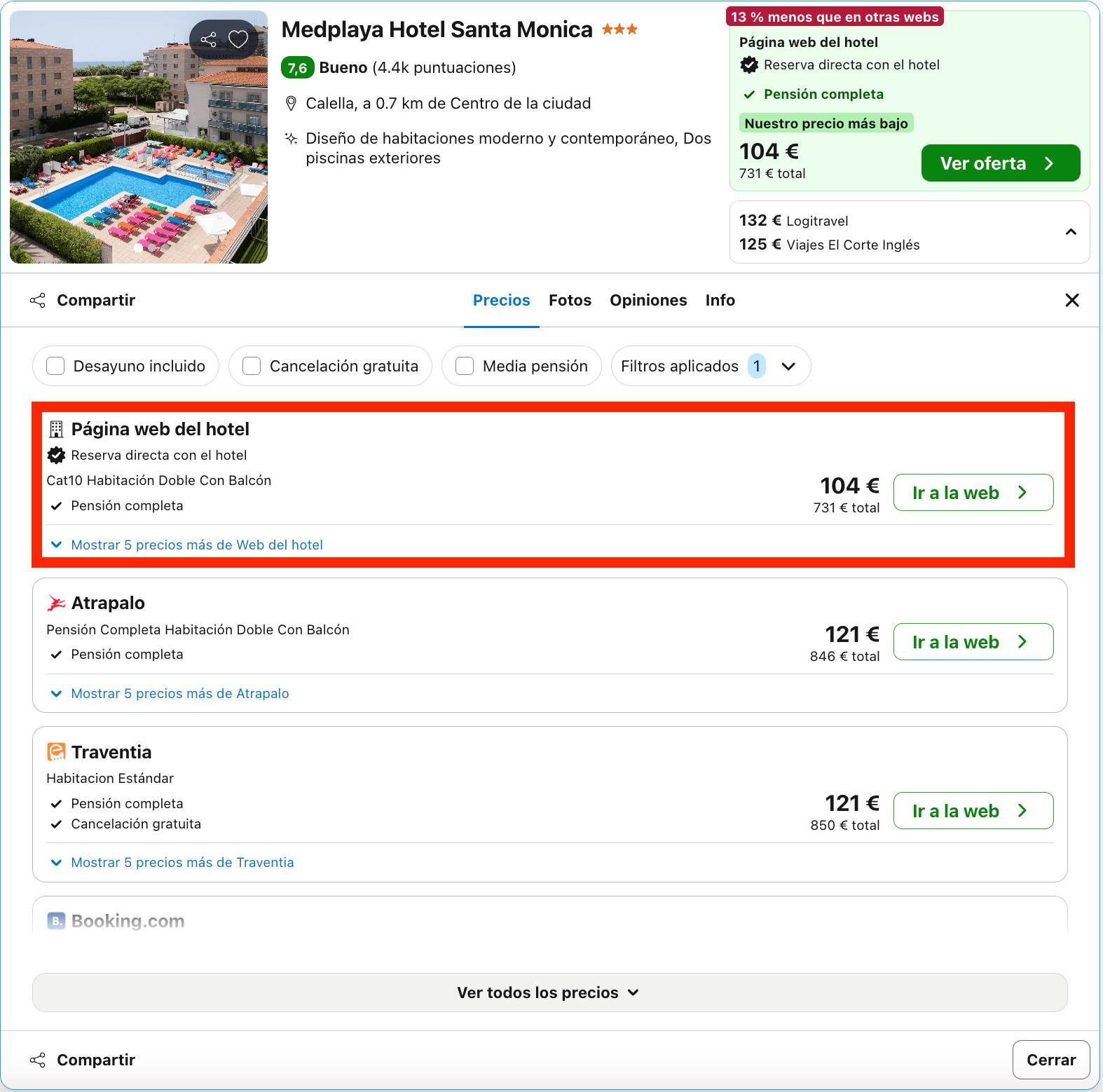 Vacaciones a pie de playa: 7 noches en un hotel con desayuno, almuerzo y cena desde 365€ p.p.