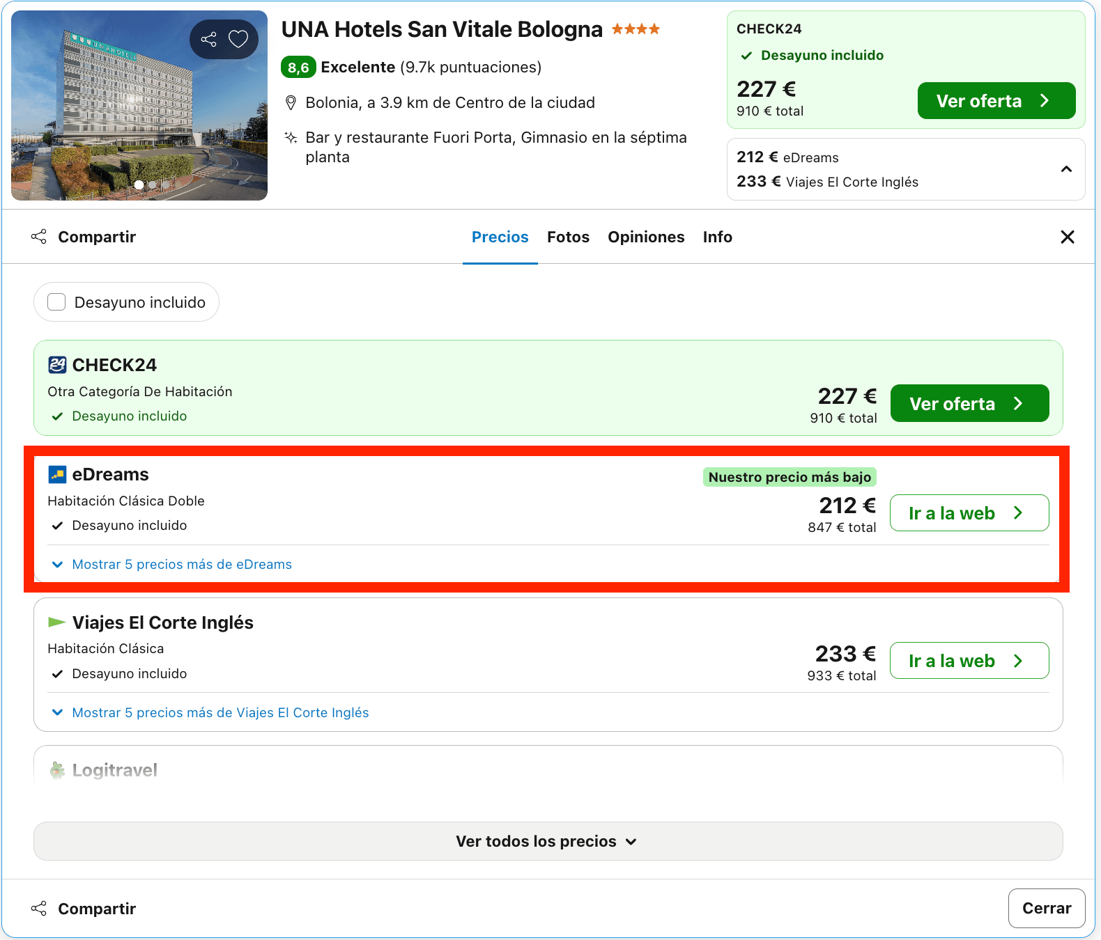 Bolonia (Italia): vuelos de ida y vuelta + 4 noches en un hotelazo 4* desde 468€ p.p.