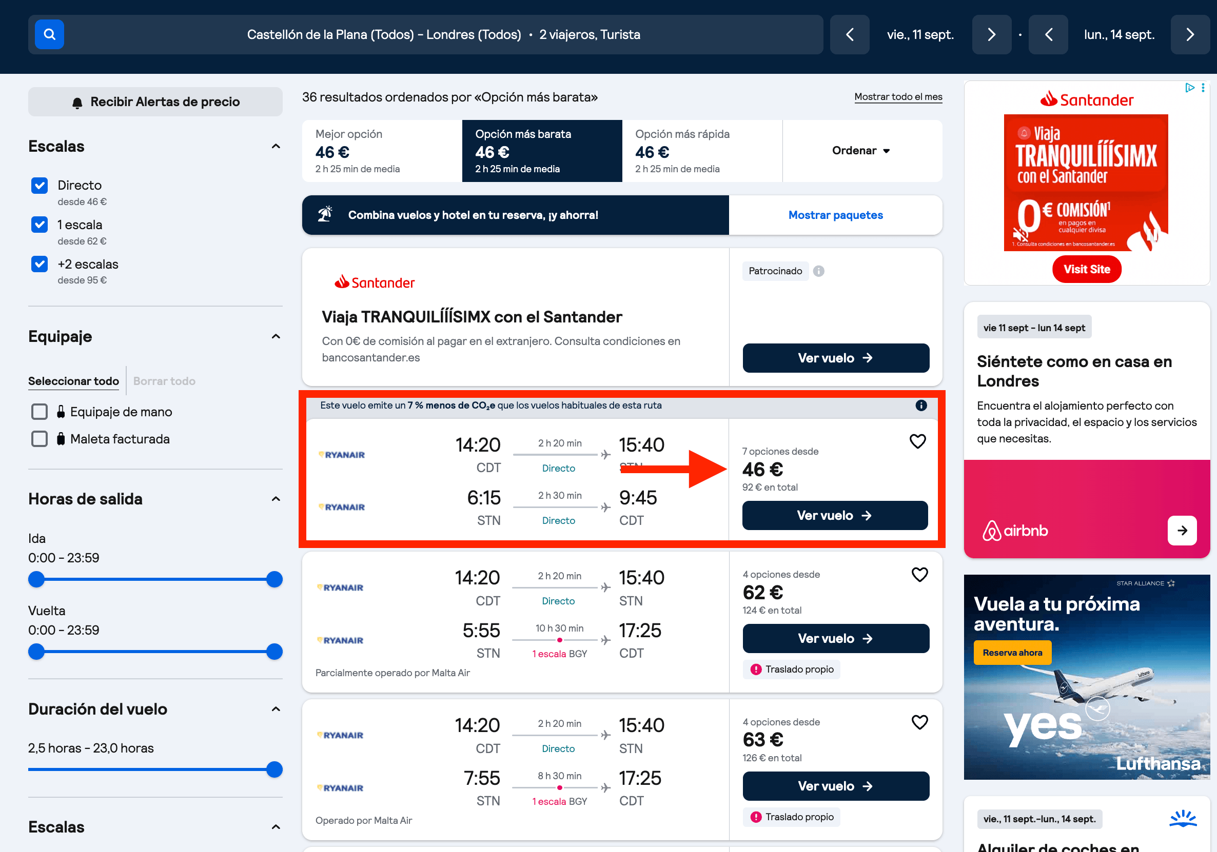 Fin de semana en Londres: vuelos de ida y vuelta desde solo 46€