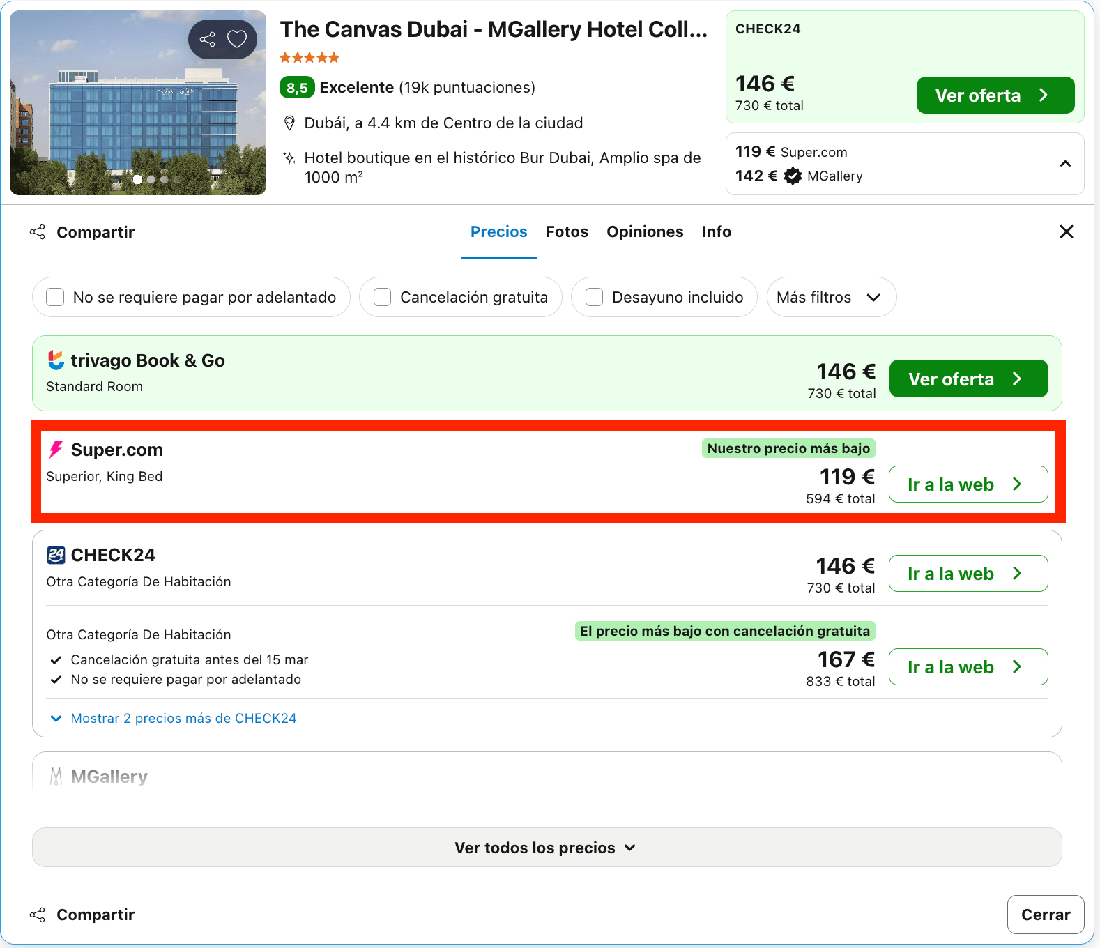 5 noches en un espectacular hotel 5* en Dubái con vuelos de ida y vuelta incluidos desde 537€ p.p.