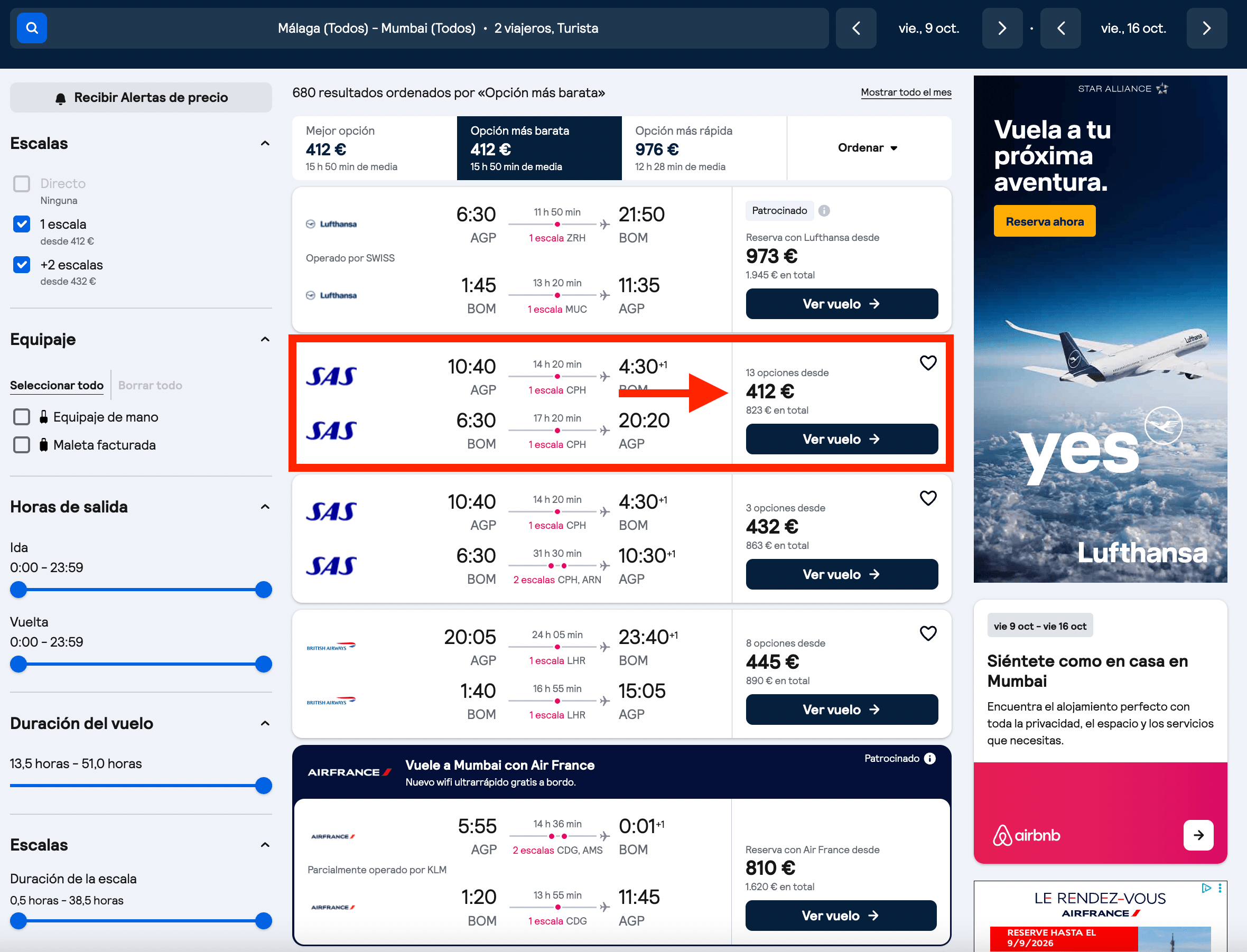 Vuelos a India desde 412€ ida y vuelta