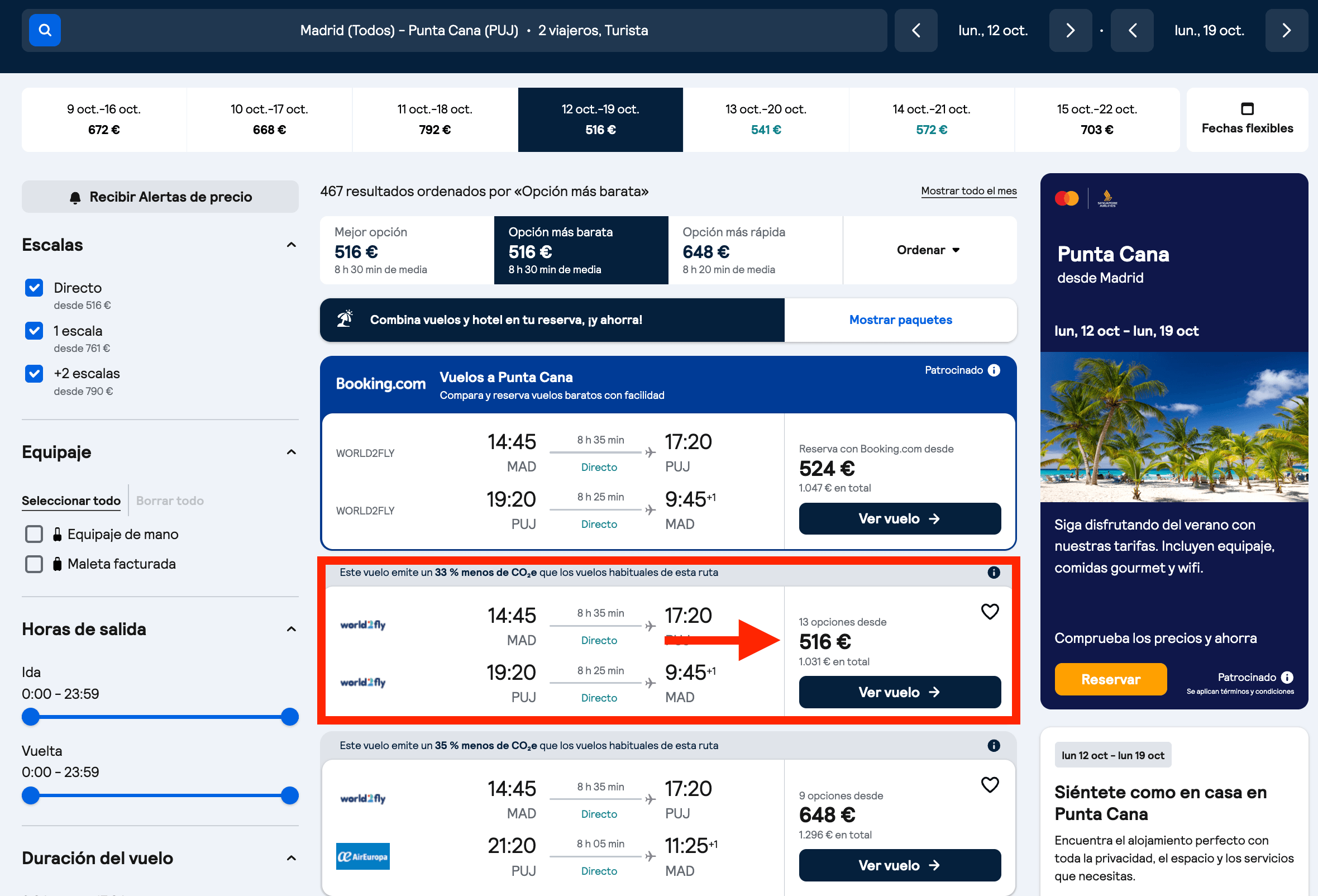 Vuelos directos a Punta Cana + 7 noches en un resort 5* by Barceló con todo incluido desde 989€ p.p.