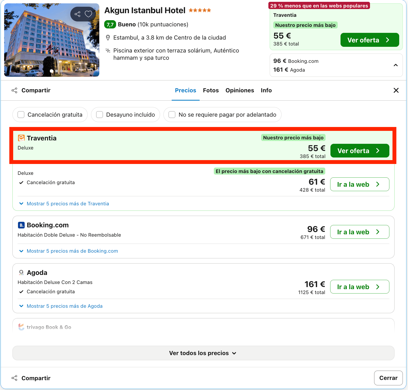Estambul: vuelos directos + 7 noches en un hotelazo 5* desde 321€ p.p.