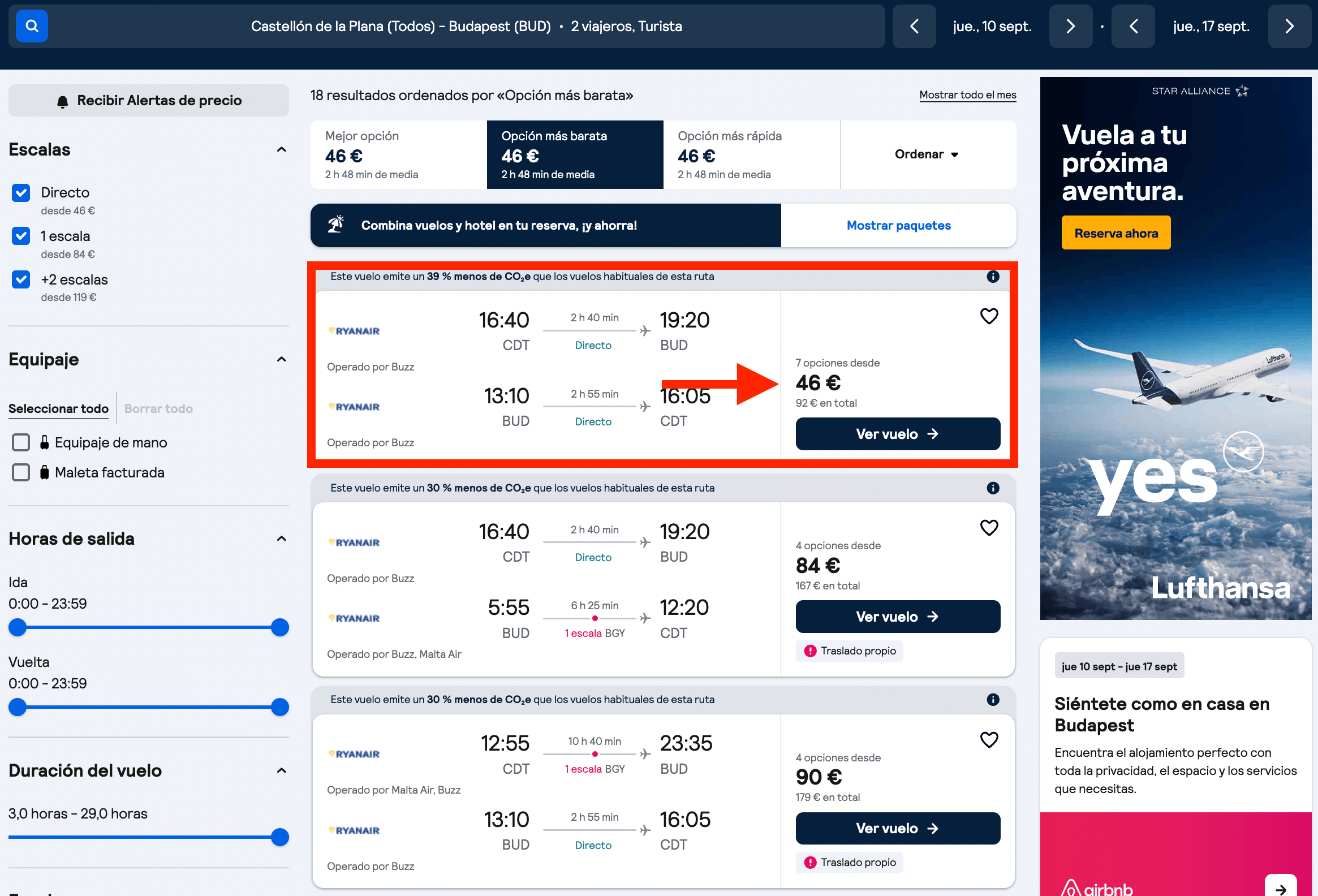 Vuelos a Budapest + 7 noches en un hotel 4* desde 547€ p.p.