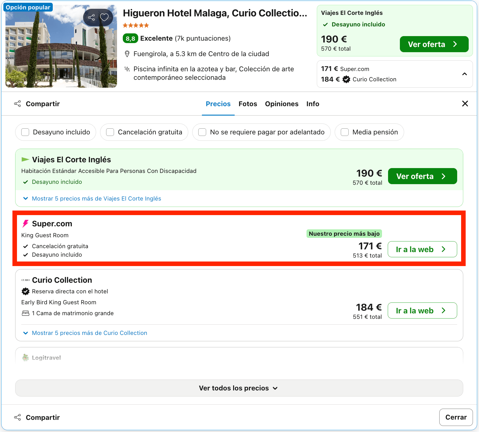 Diciembre de lujo en Fuengirola: hotel by Hilton 5* con piscina infinita desde 85€ p.p./noche