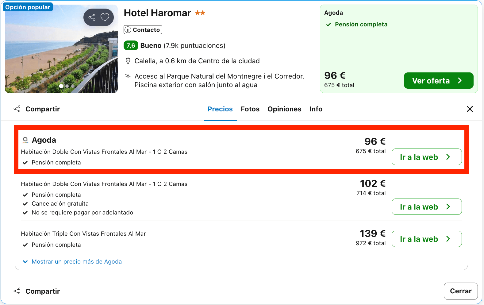 Vacaciones a pie de playa: 7 noches en un hotel con desayuno, almuerzo y cena desde 337€ p.p.