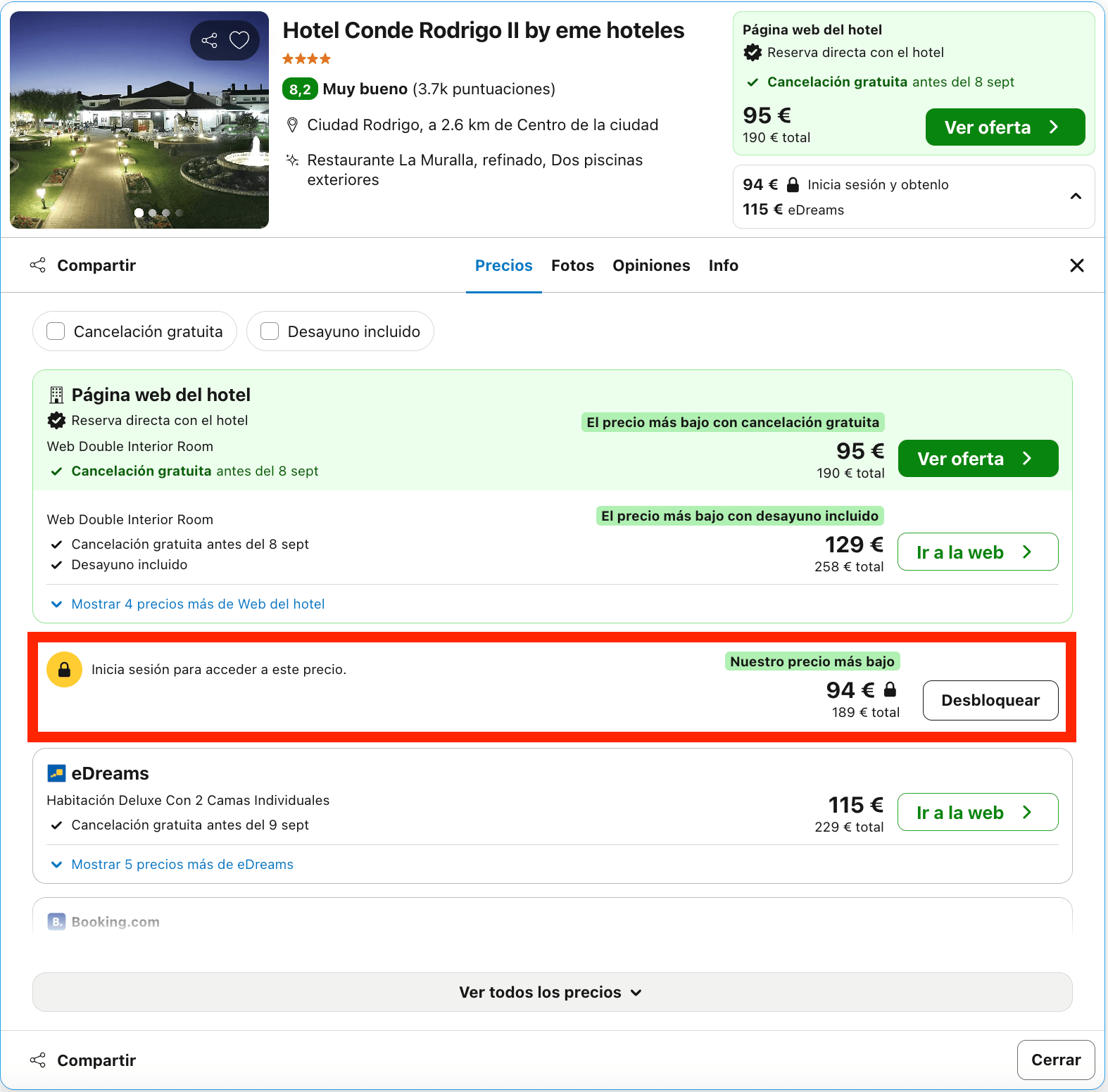 Escapada de última hora en un hotel 4* con piscinas y zona chill out desde 47€ p.p./noche