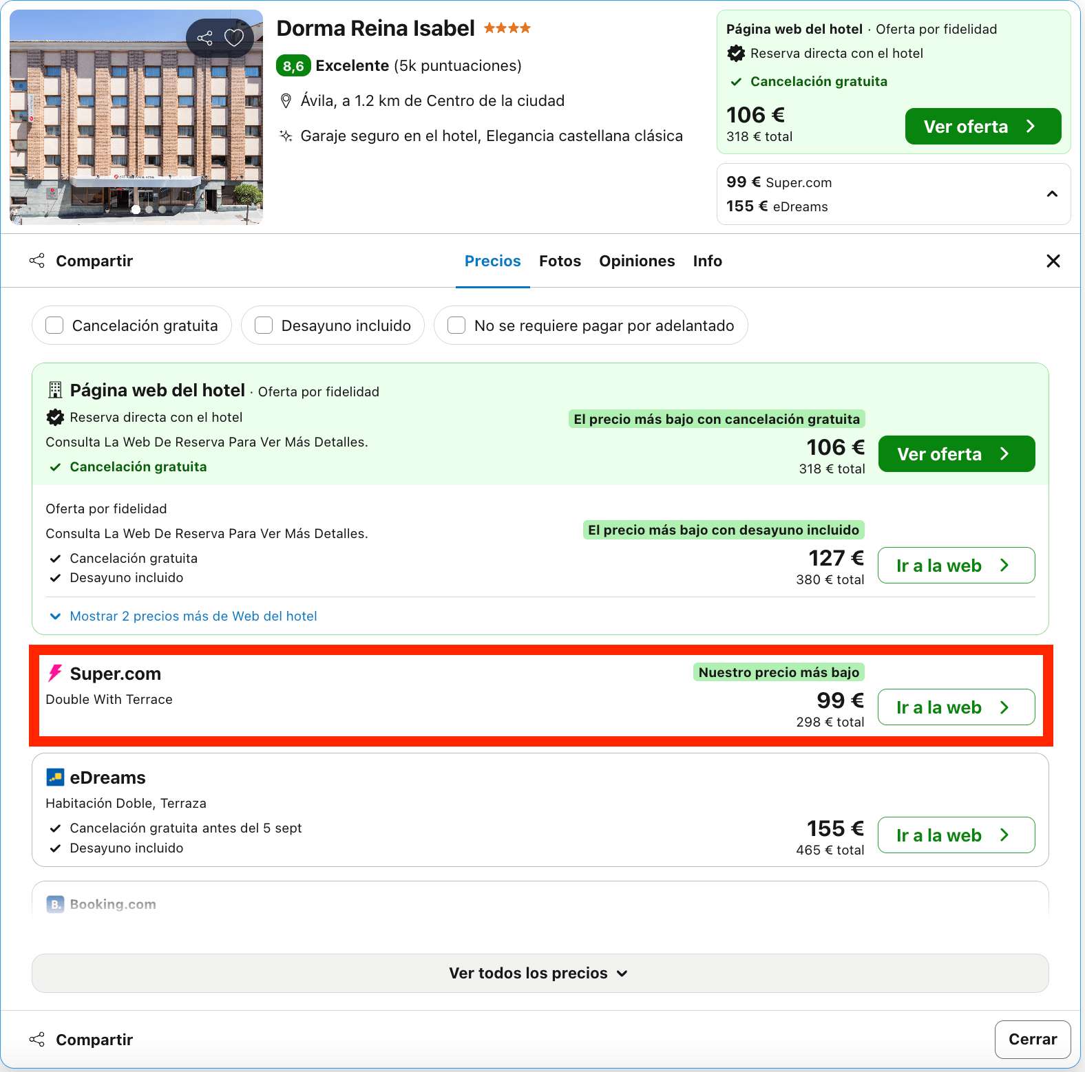 Escapada de última hora: hotel 4* en Ávila con bañera de hidromasaje desde 49€ p.p./noche