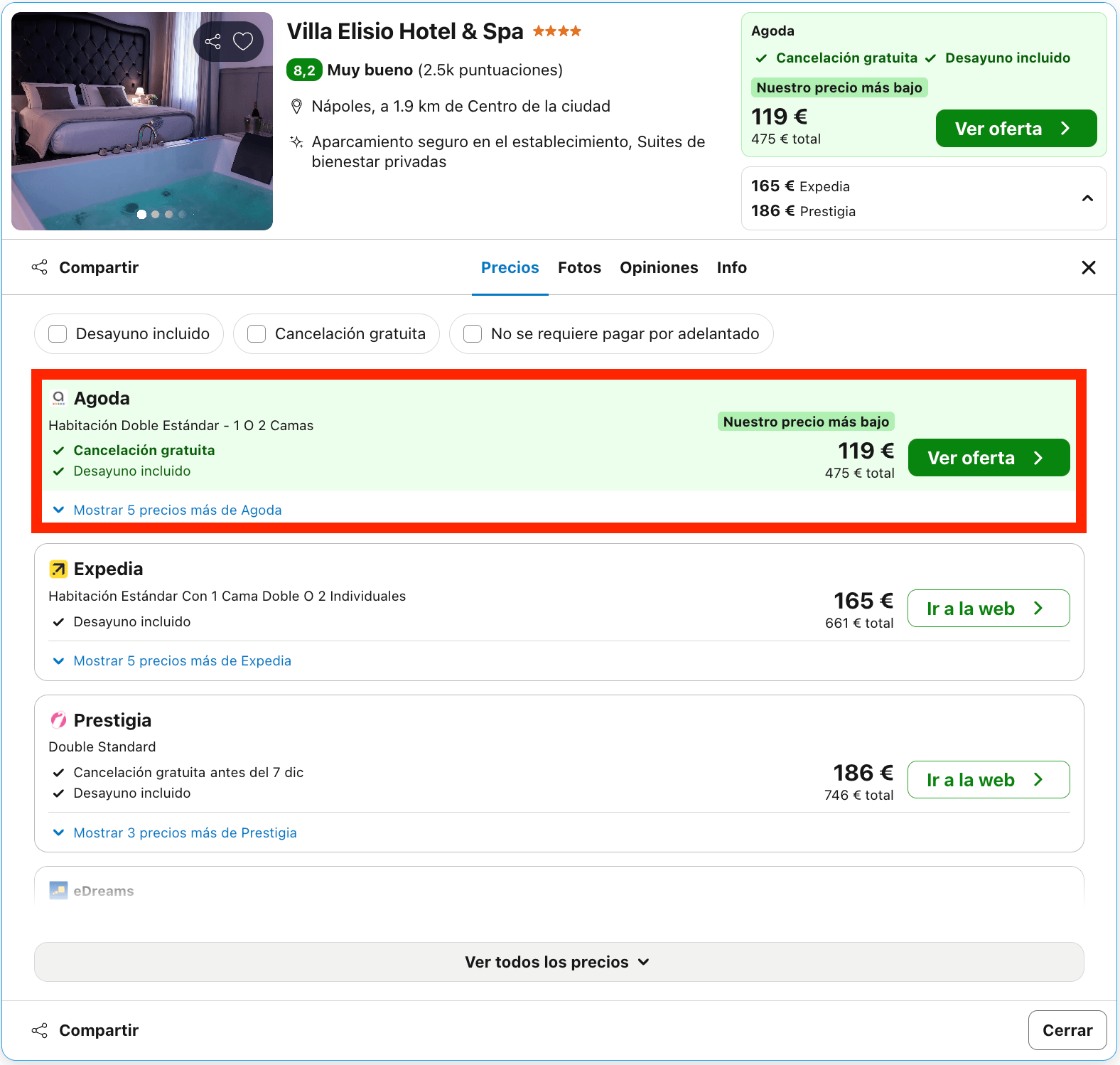 Nápoles: vuelos + 4 noches en un hotel 4* con spa y desayuno incluido desde 275€ p.p.