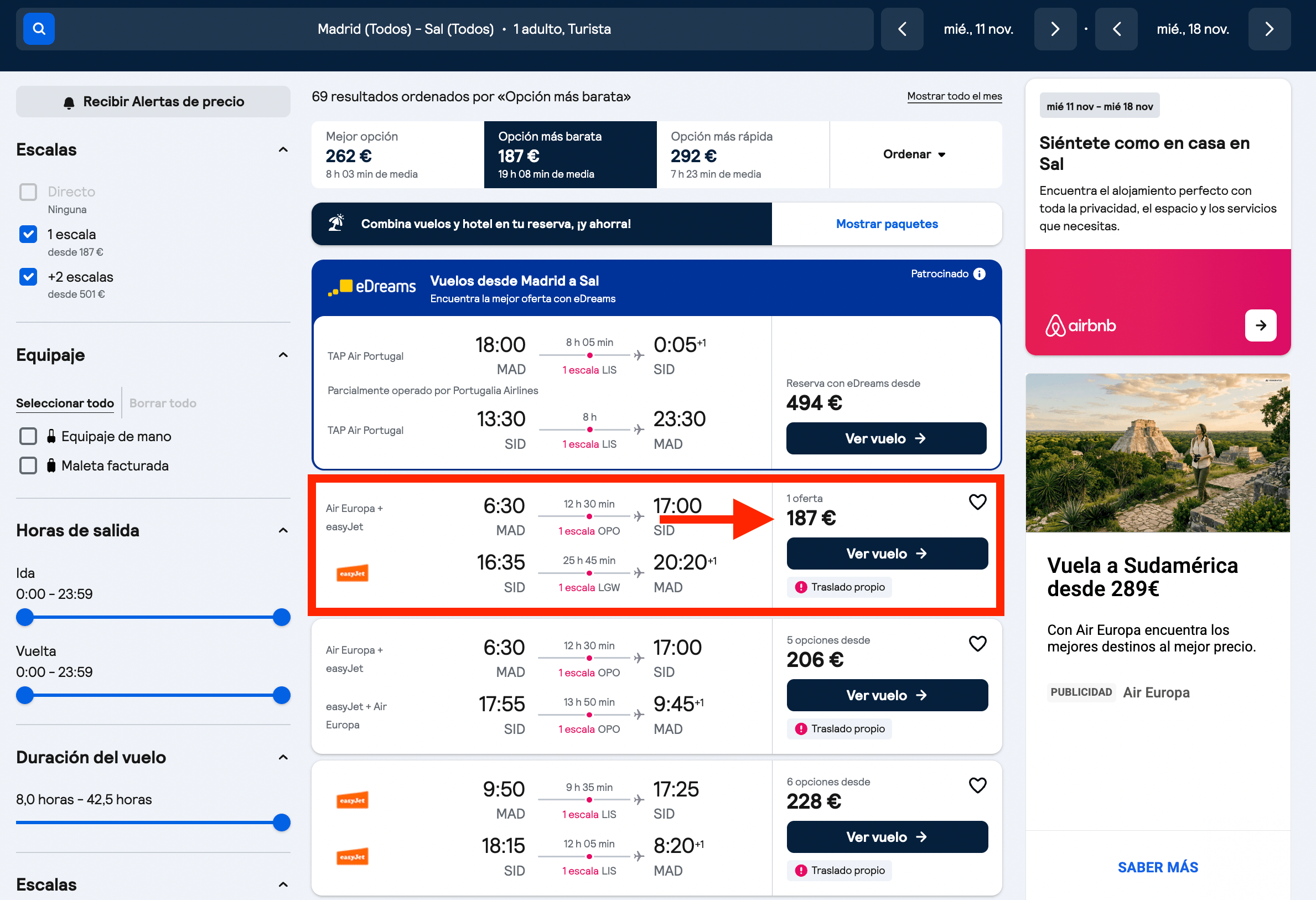Vuelos a Cabo Verde desde solo 187€ ida y vuelta