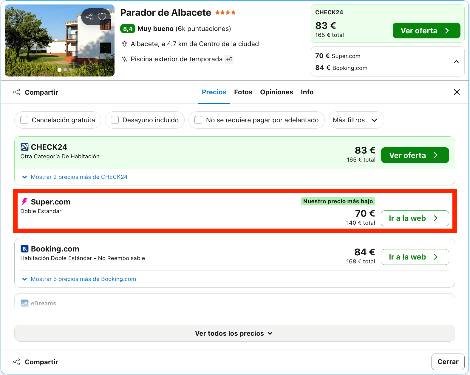 Parador de Albacete: tradición manchega y lujo rural en un solo destino desde 35€ p.p./noche